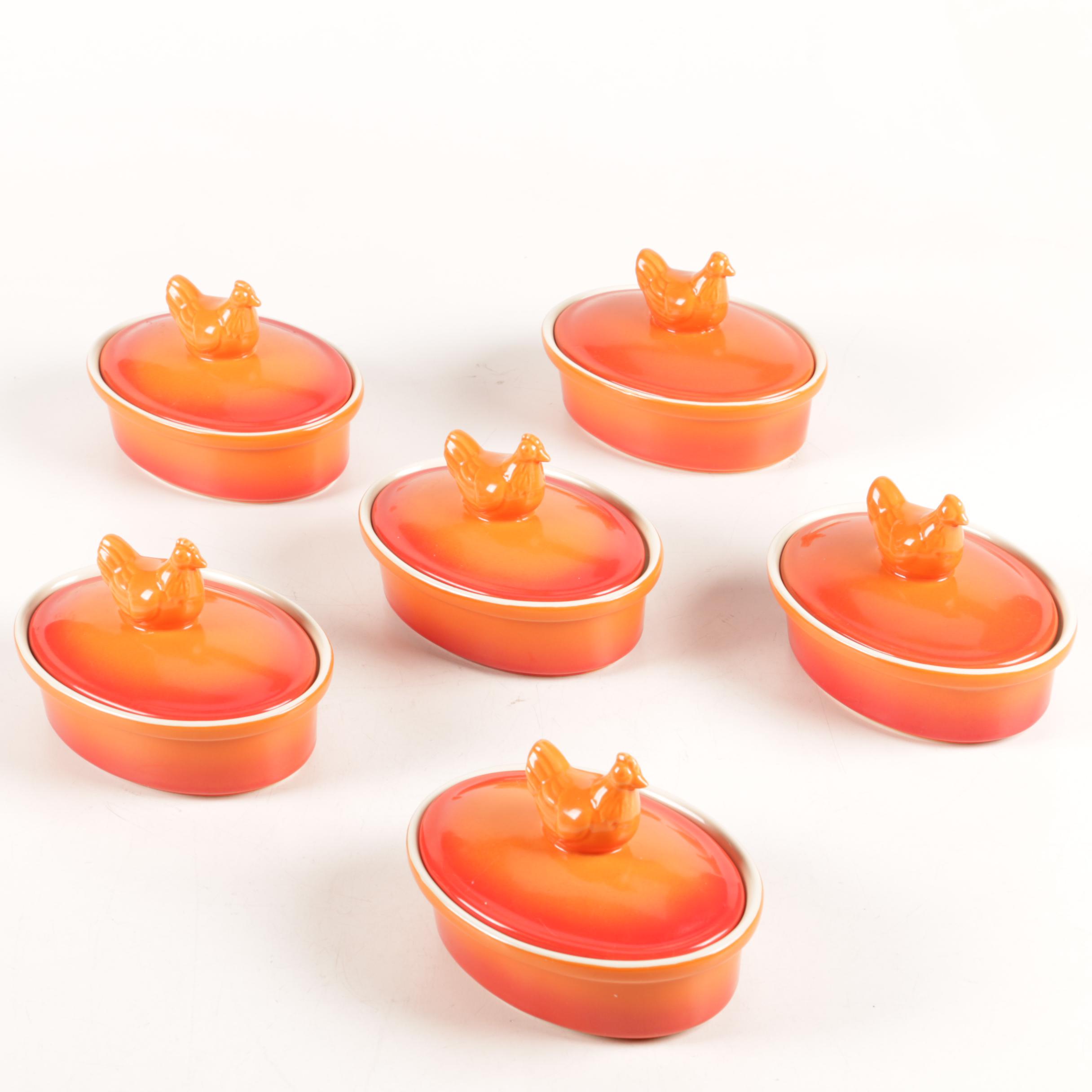 Swiss Pro Orange Hen Baking Dishes