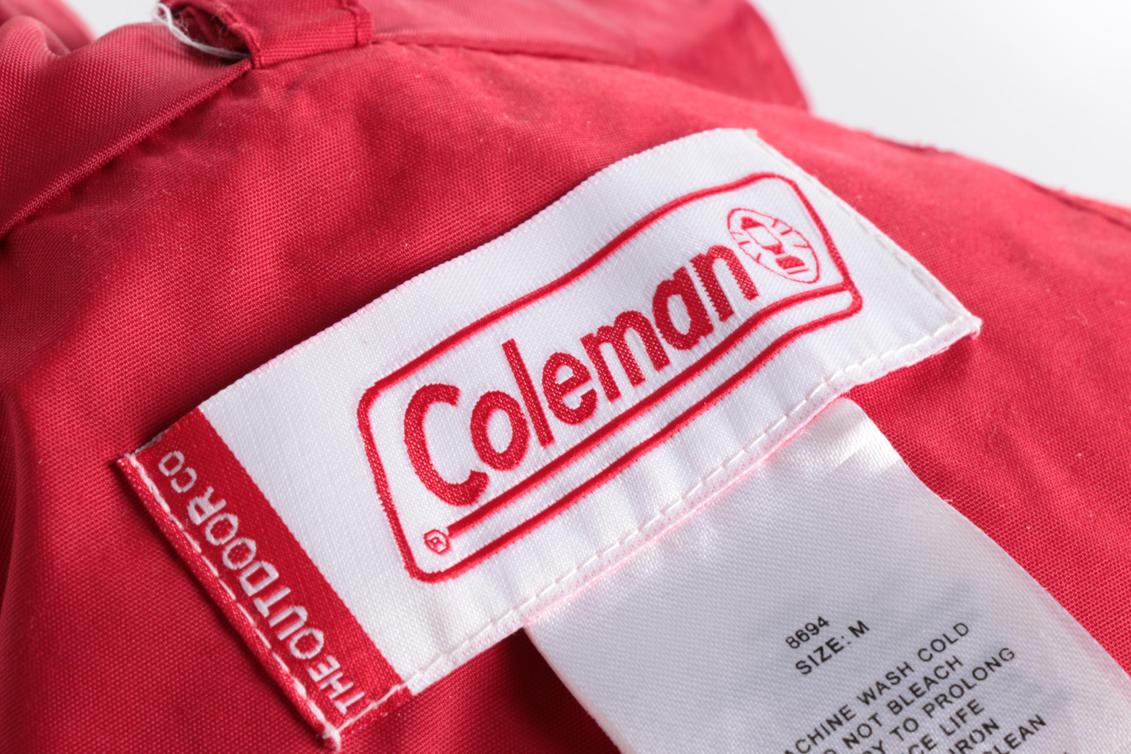 Men's Coleman Red Nylon Jacket