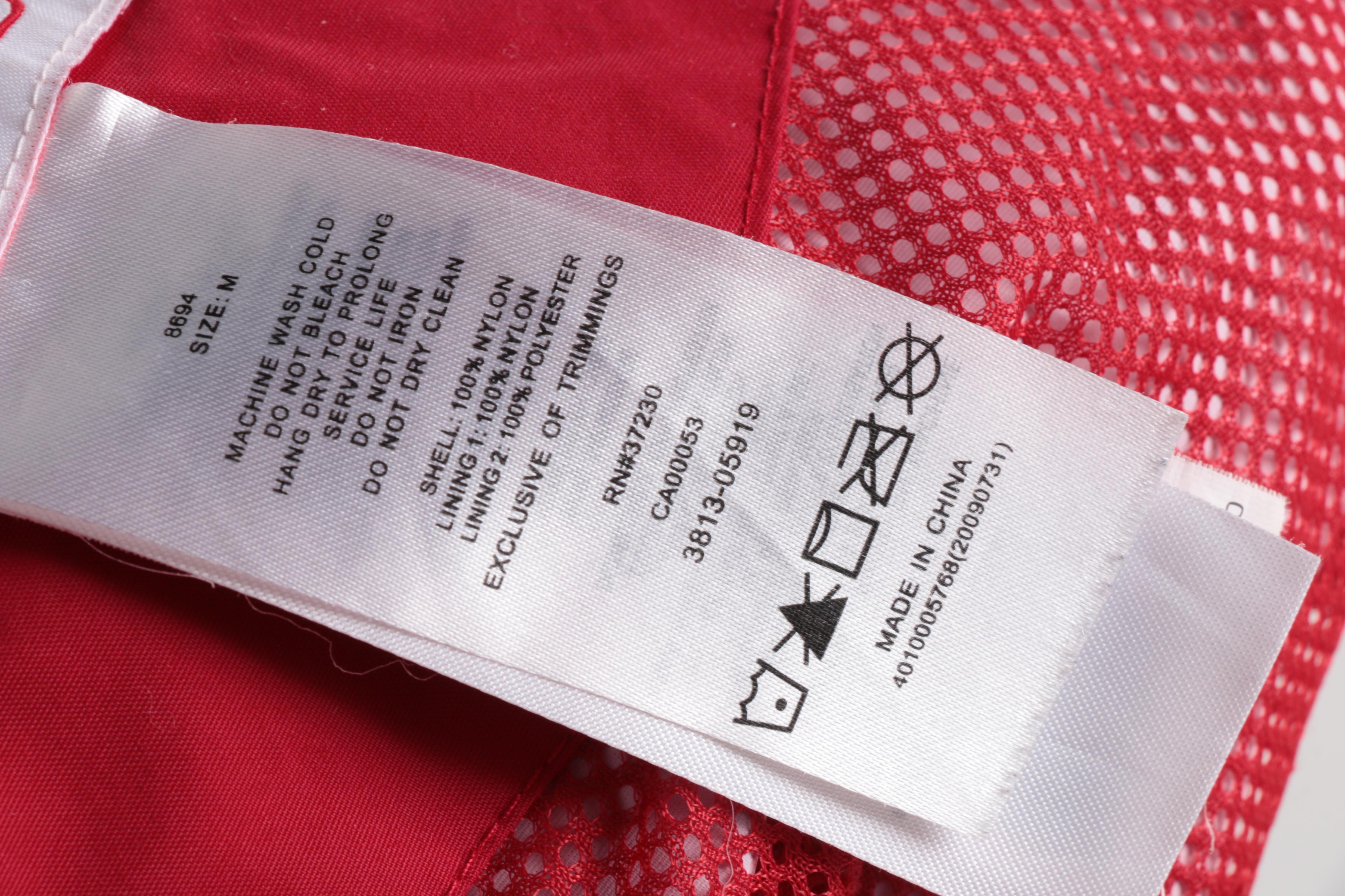 Men's Coleman Red Nylon Jacket