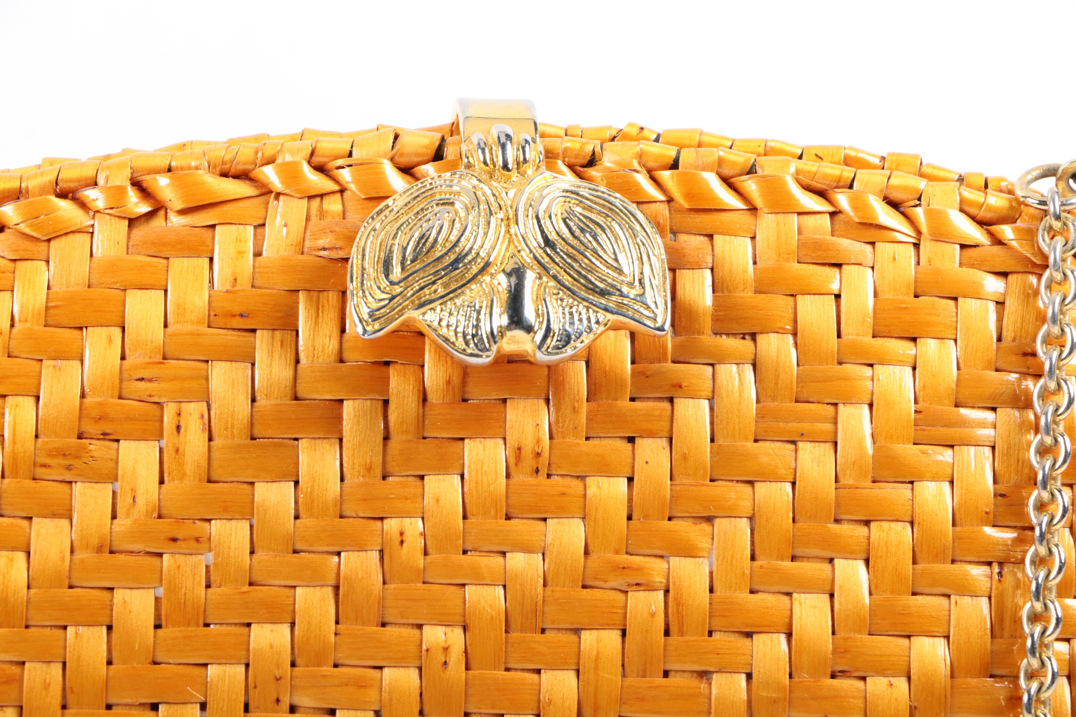 Vintage Rodo Wicker Clutch