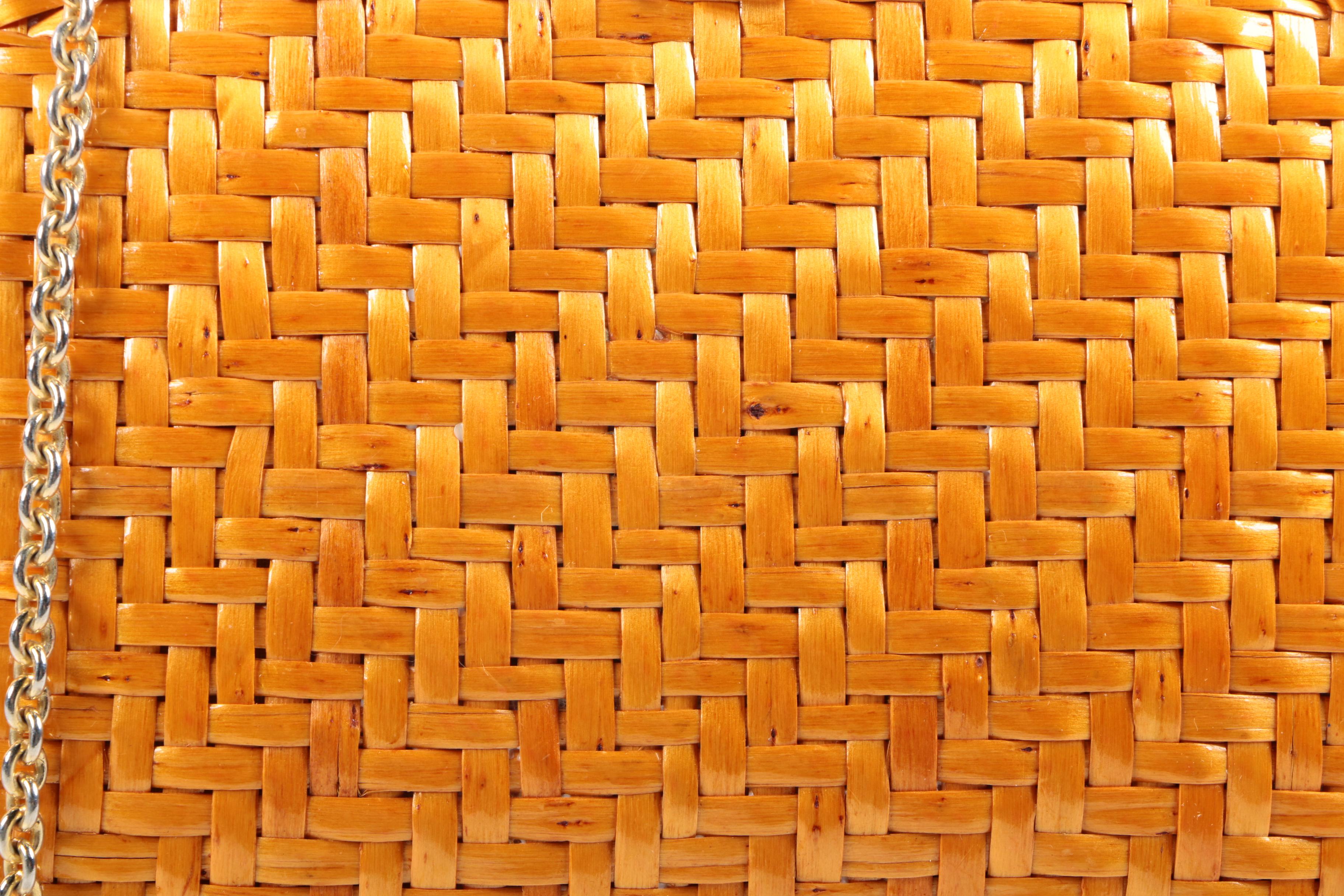 Vintage Rodo Wicker Clutch