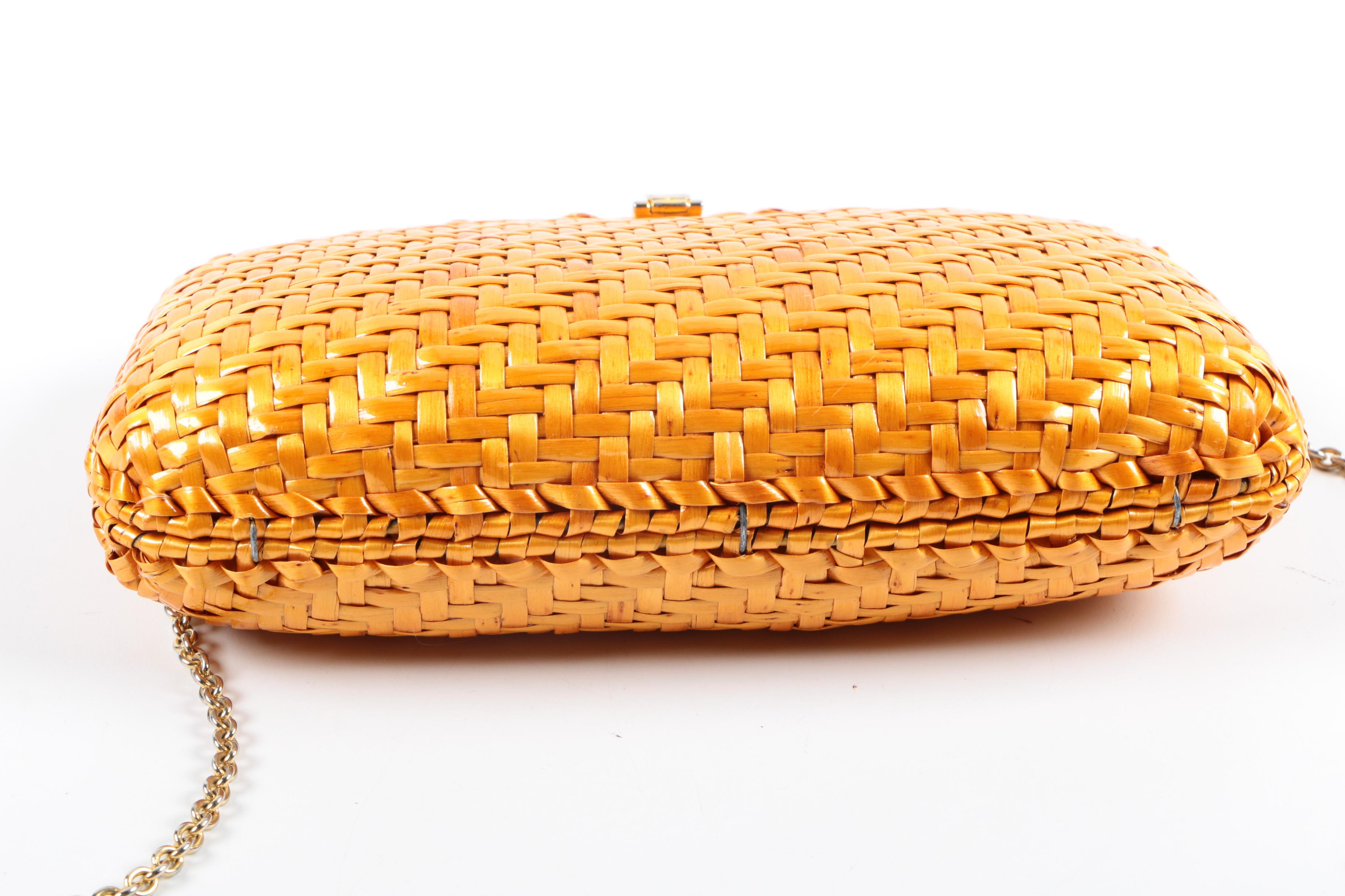 Vintage Rodo Wicker Clutch