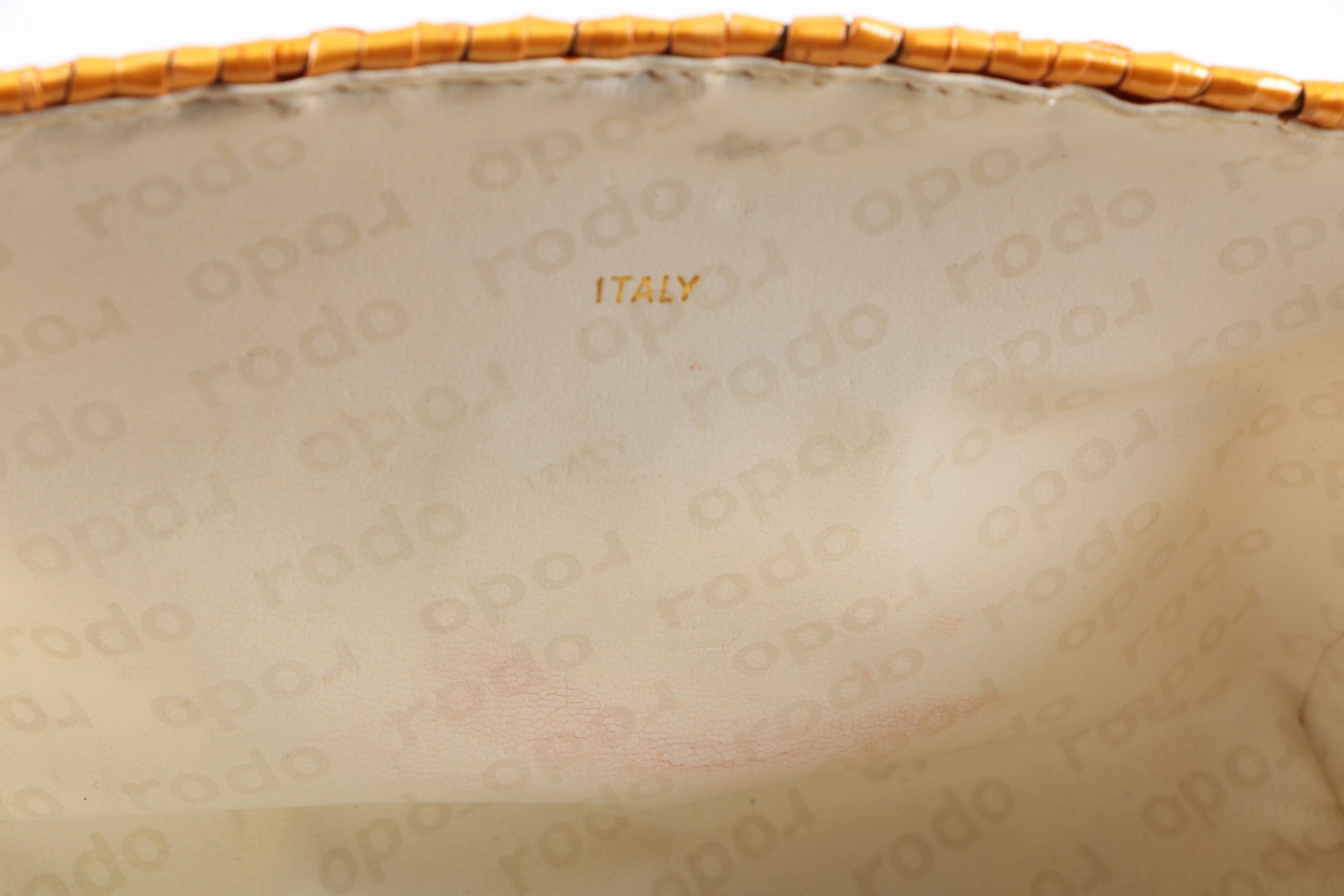 Vintage Rodo Wicker Clutch