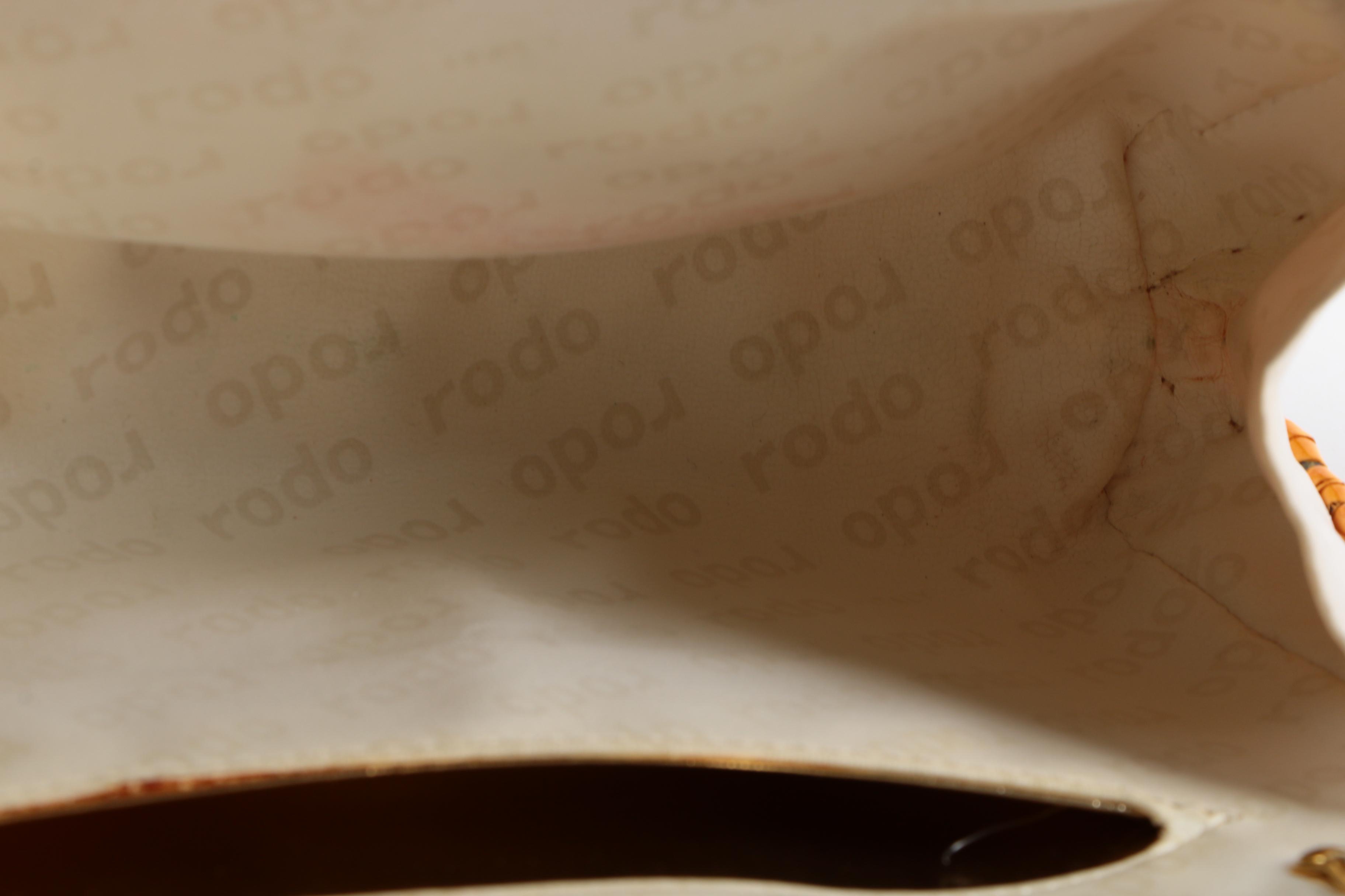 Vintage Rodo Wicker Clutch