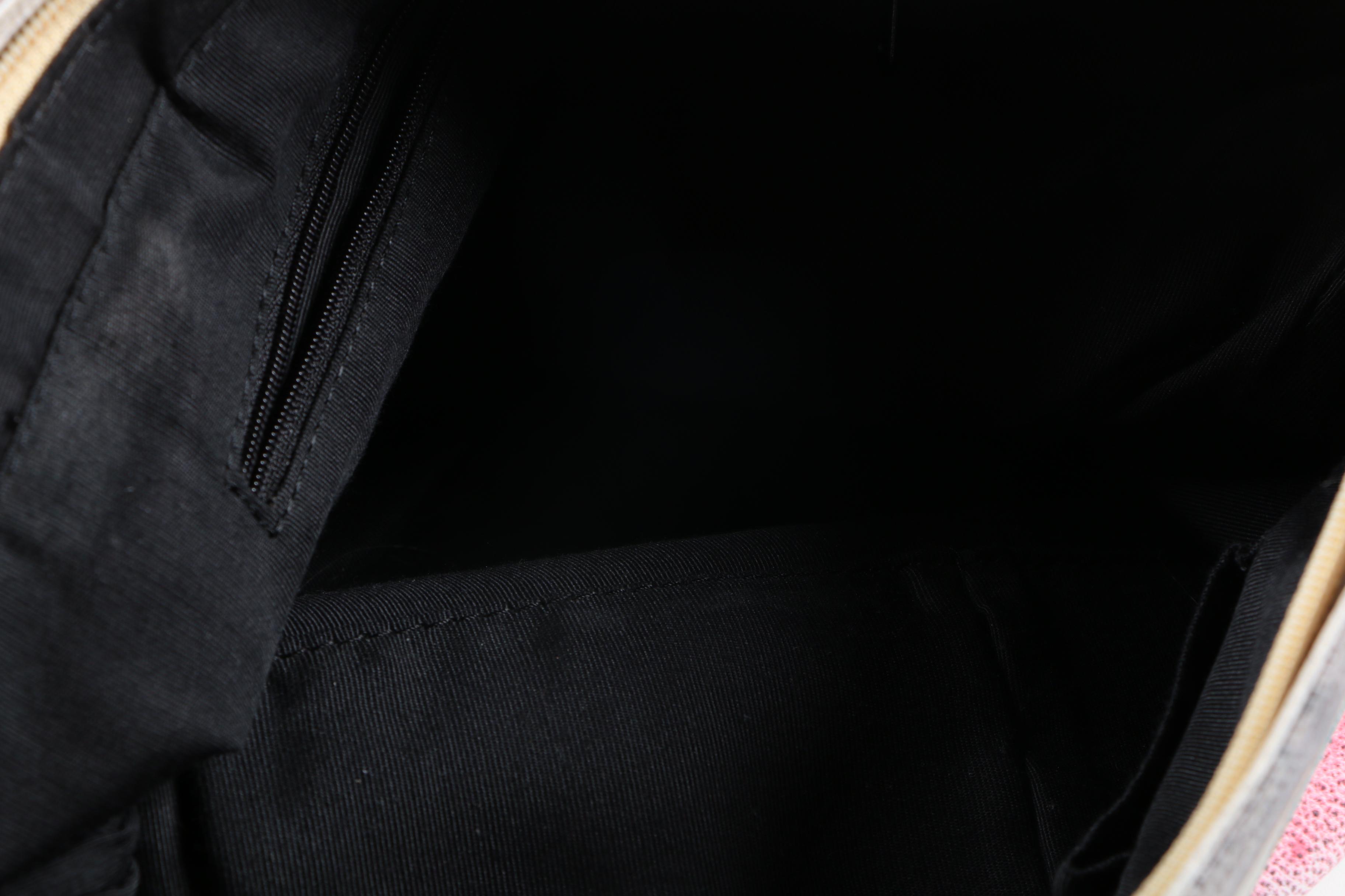 Two Anuschka Hand-Painted Leather Handbags