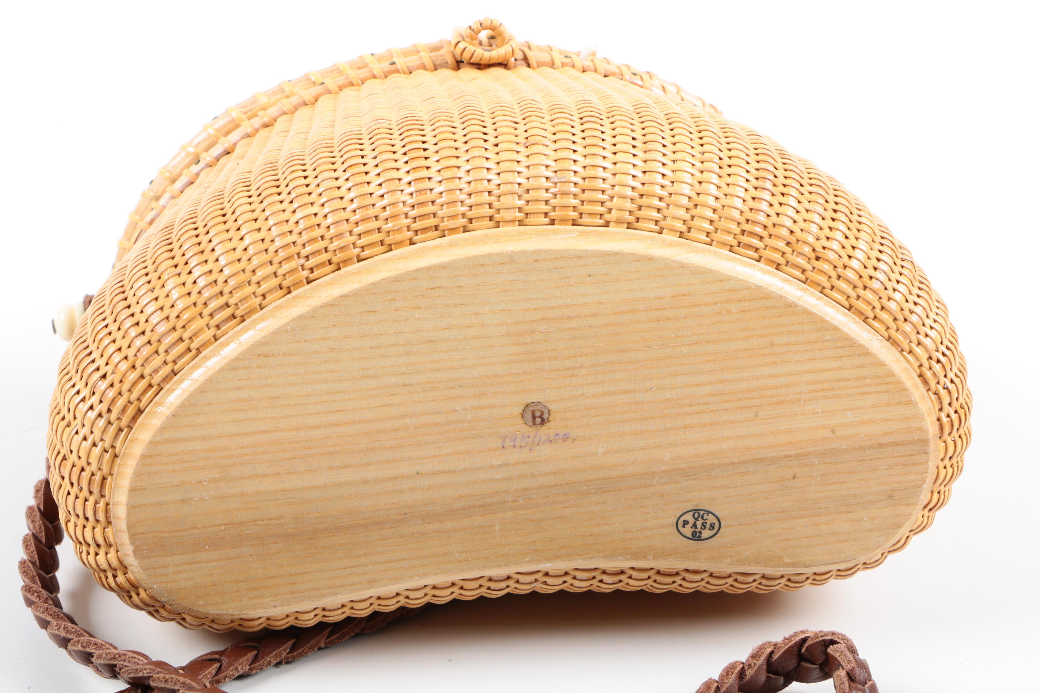 Vintage Basket Weave Handbag