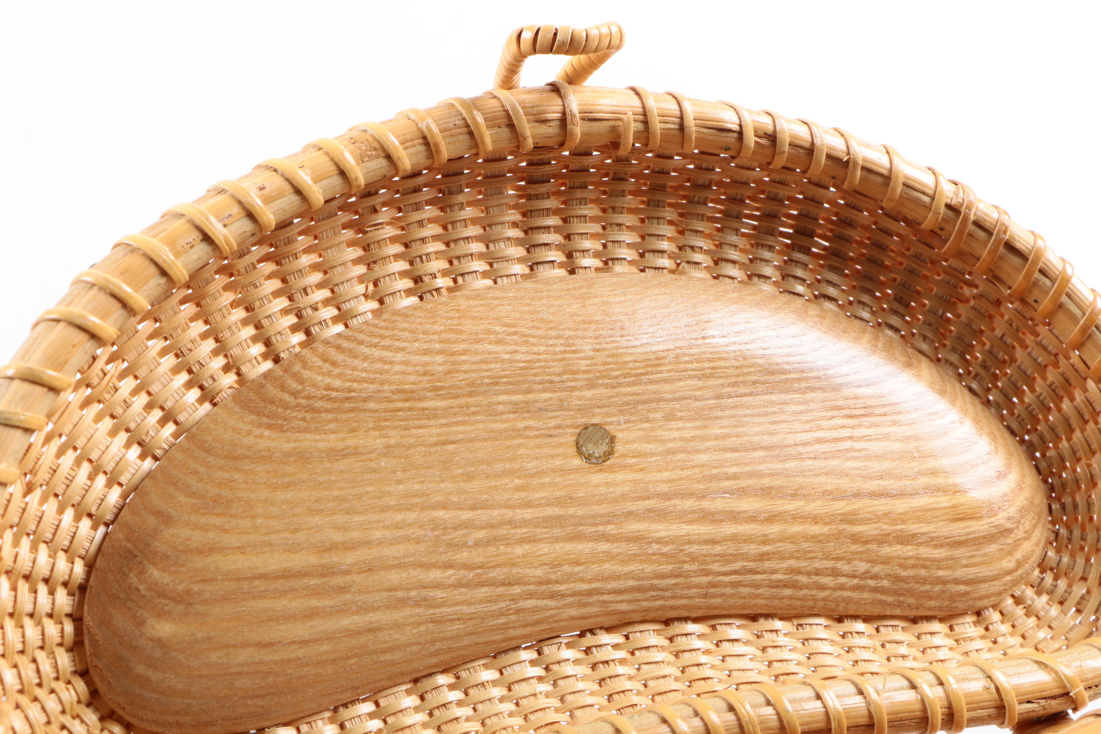 Vintage Basket Weave Handbag