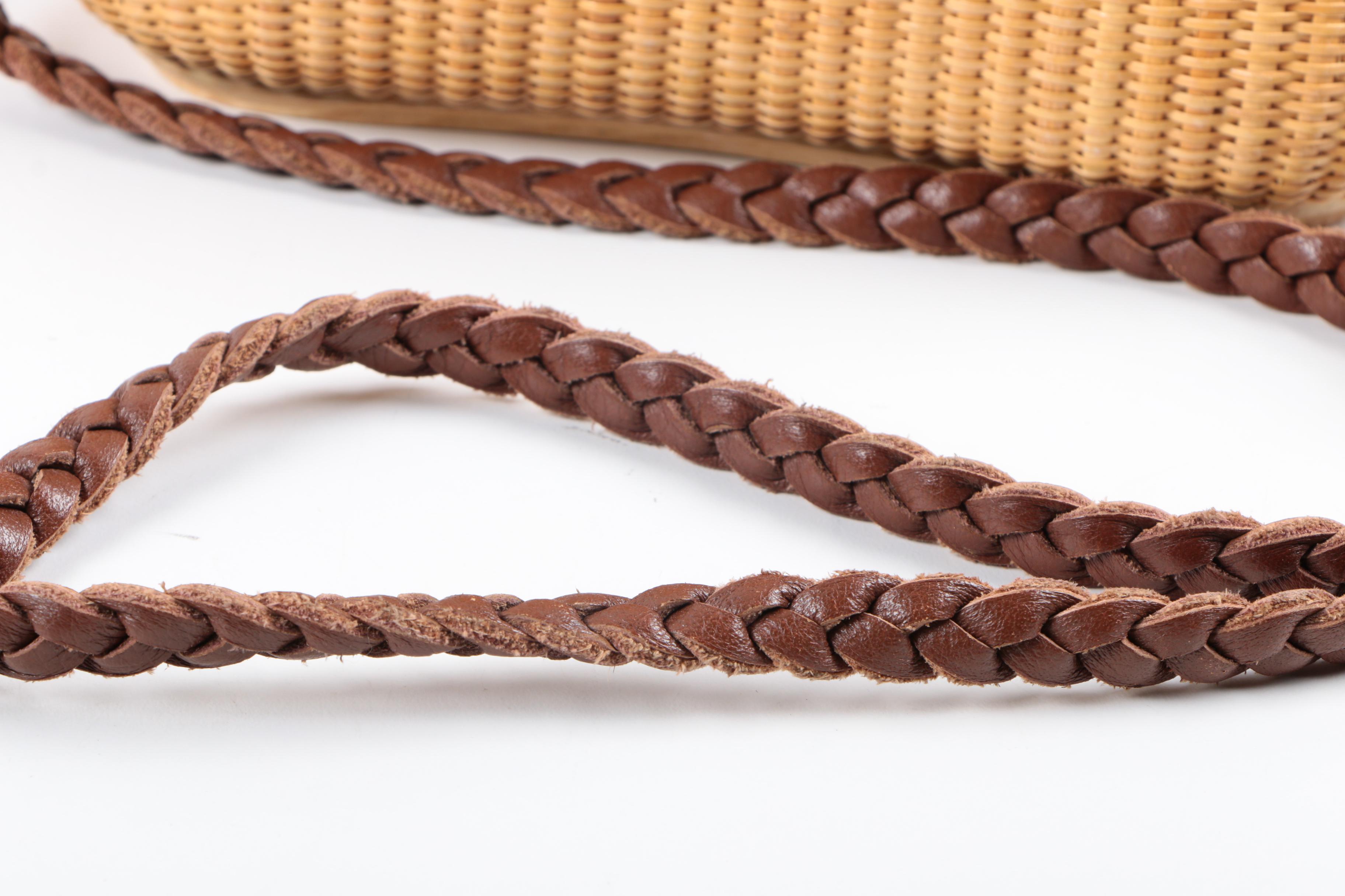 Vintage Basket Weave Handbag