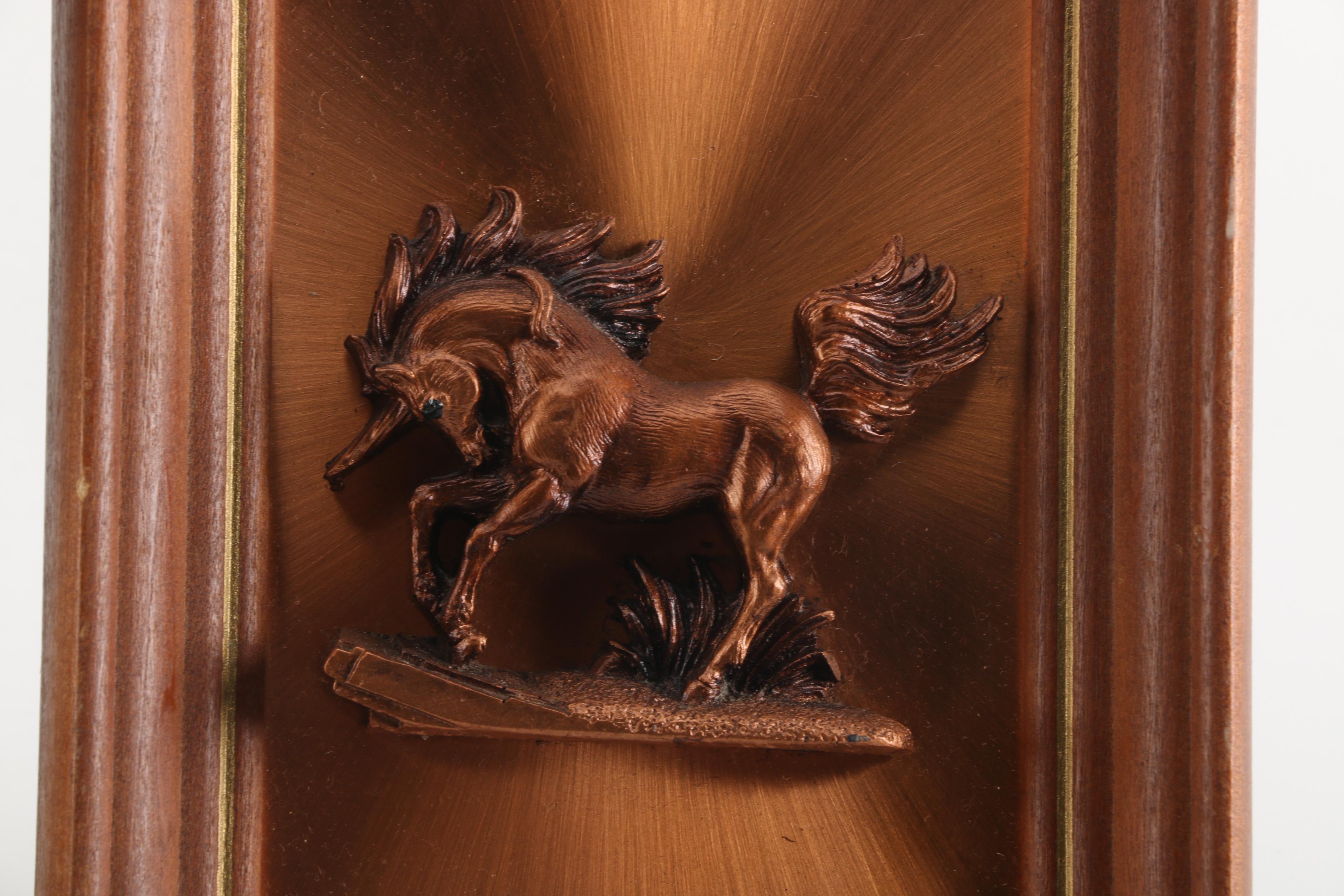 Vintage Fantasy Horse Wall Plaques