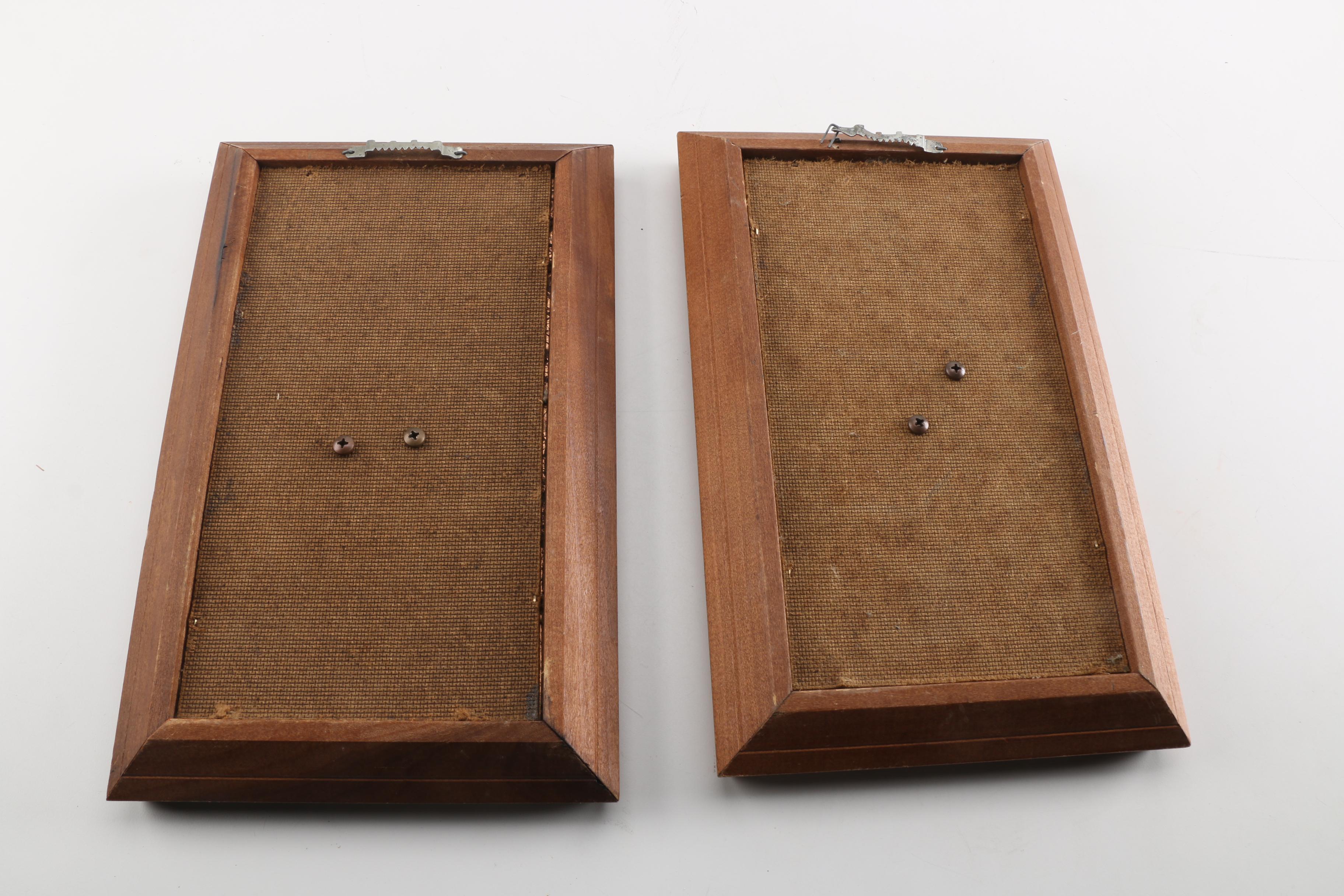 Vintage Fantasy Horse Wall Plaques