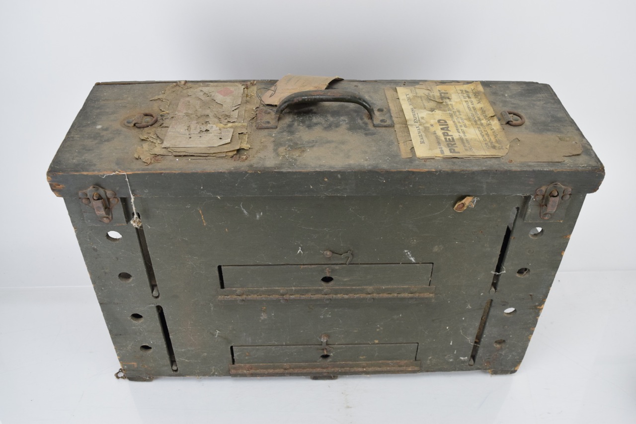 Vintage Homing Pigeon Crate