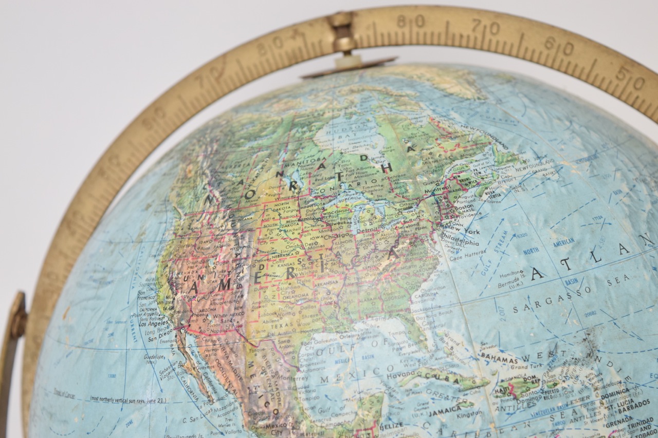 Vintage Replogle Globe on Stand