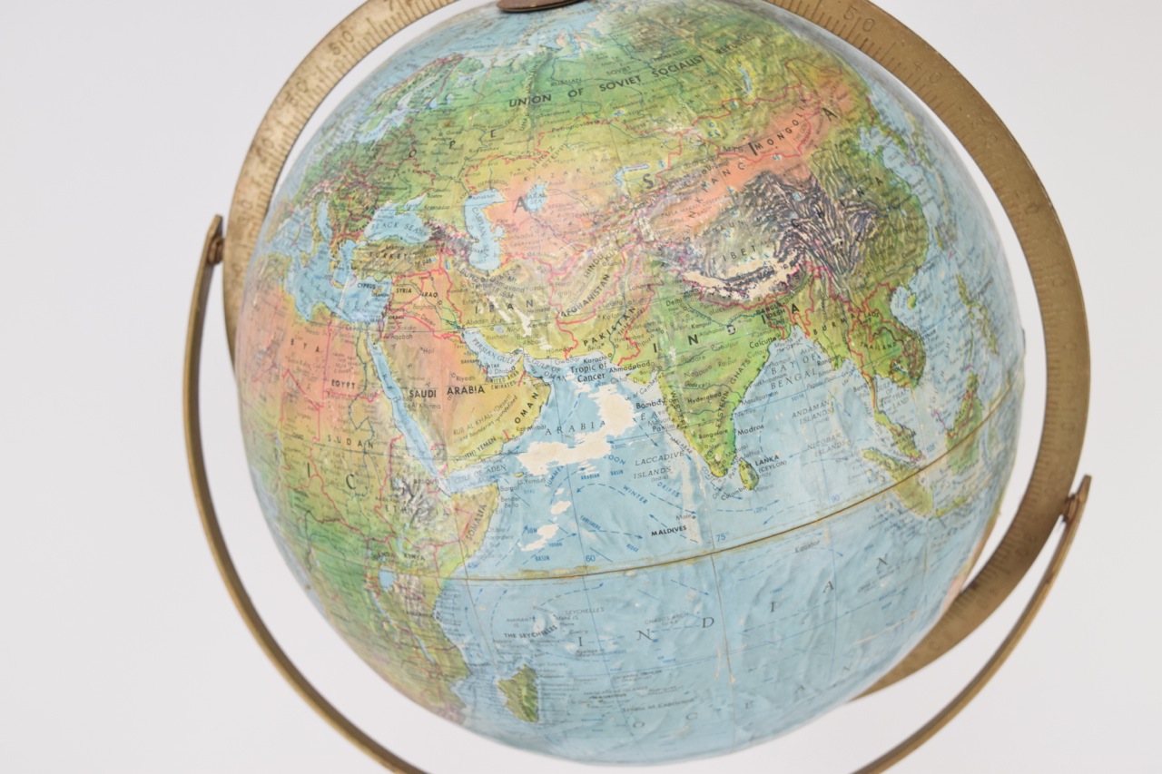 Vintage Replogle Globe on Stand