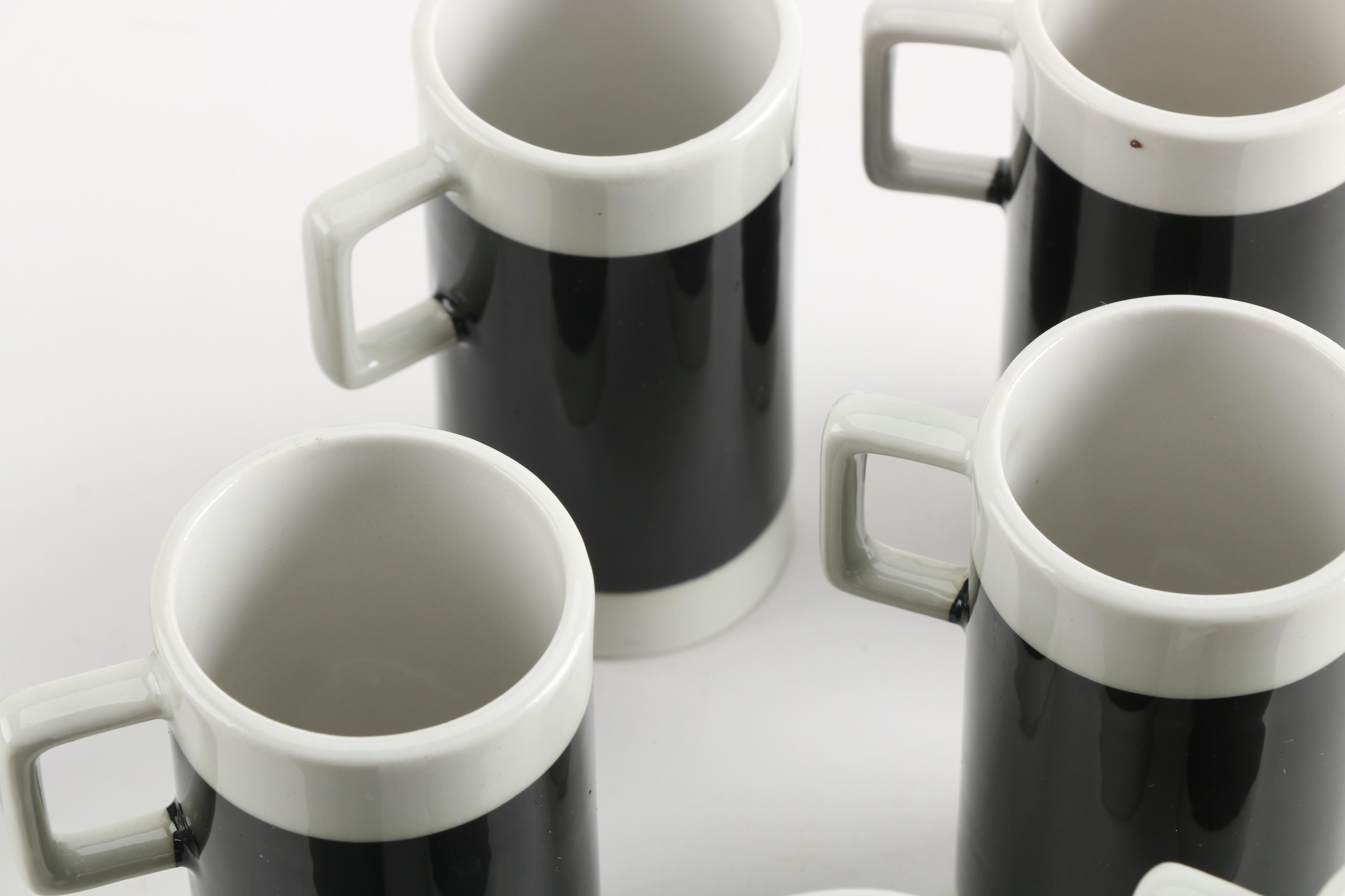 Braniff International Espresso Mugs by Hall China