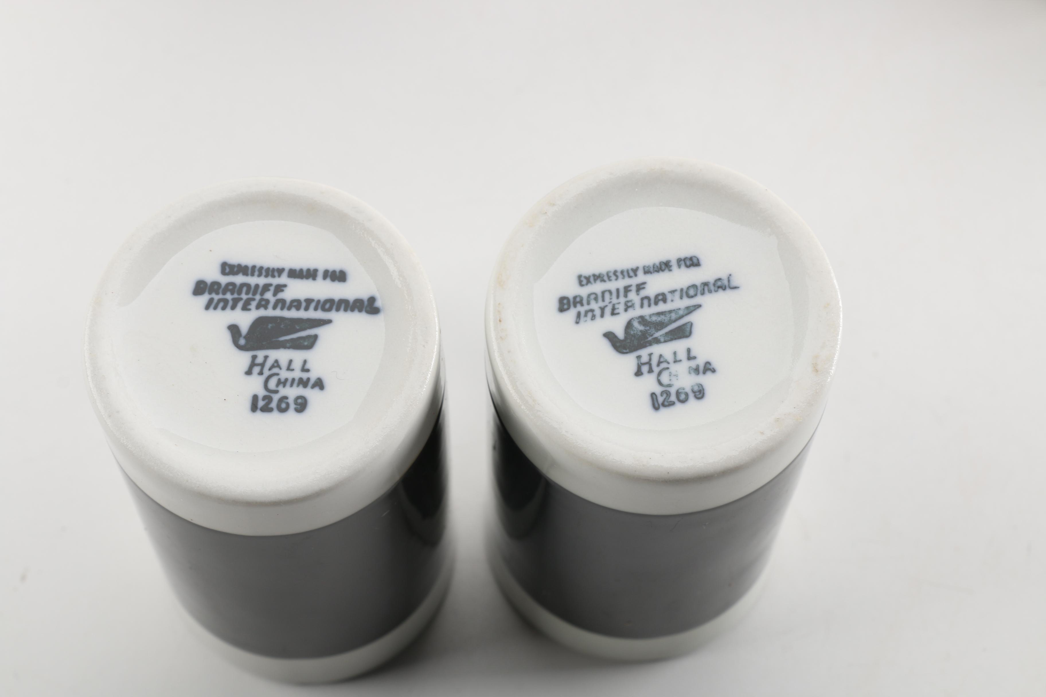 Braniff International Espresso Mugs by Hall China