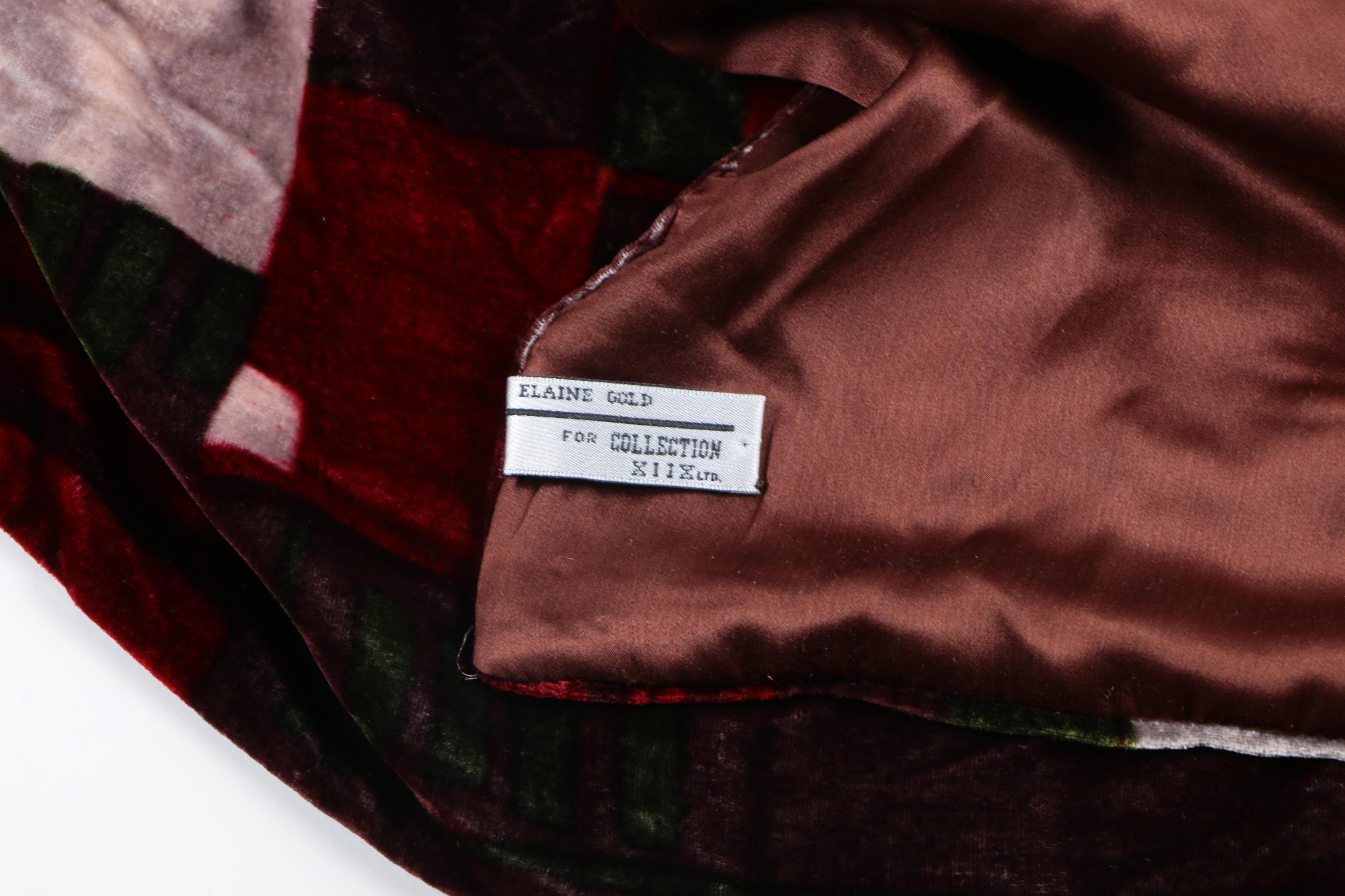 Velvet Scarves Including Kenneth Cole and Elaine Gold for Collection