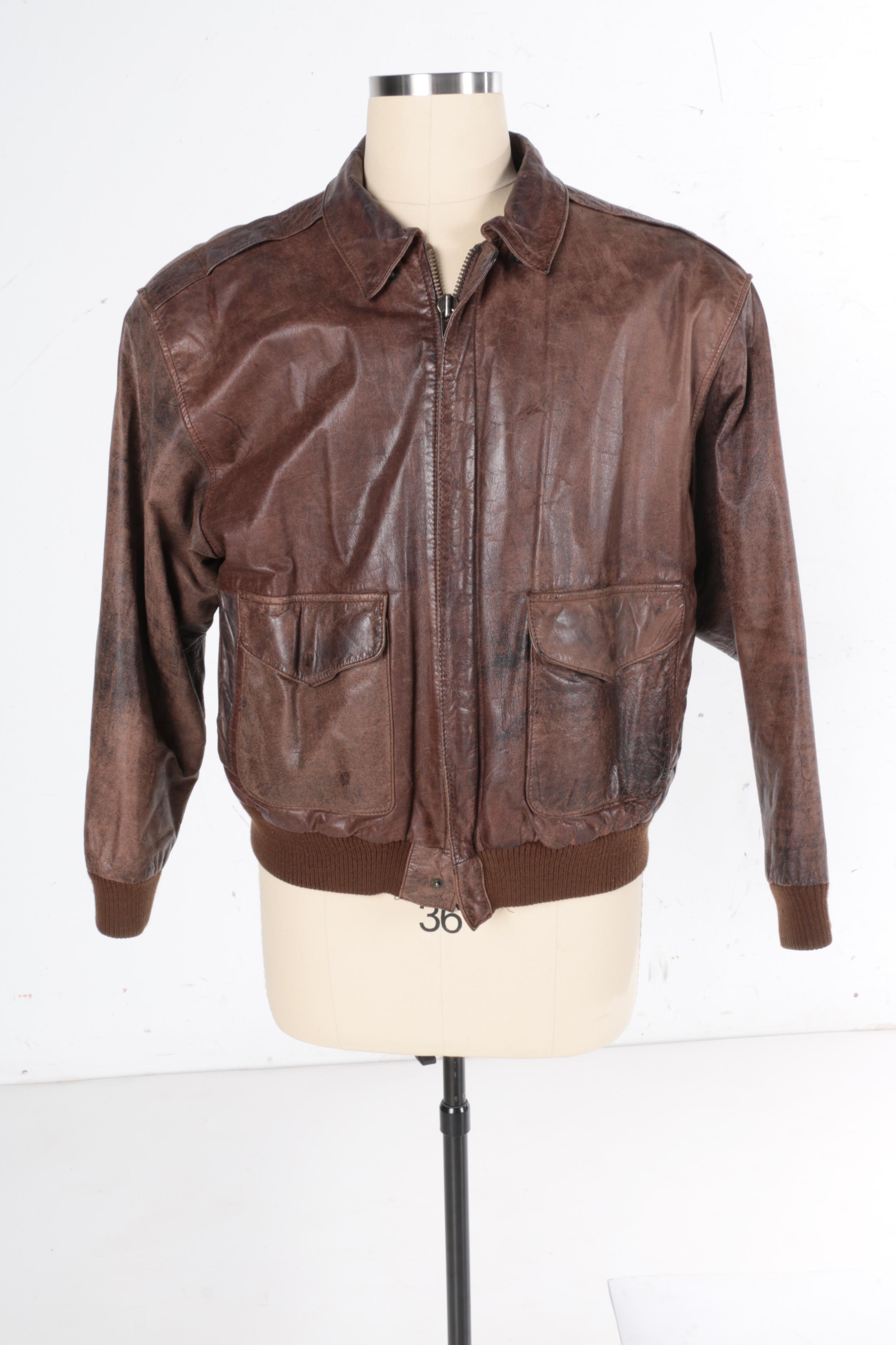 Men's Leather Jackets Including G-III