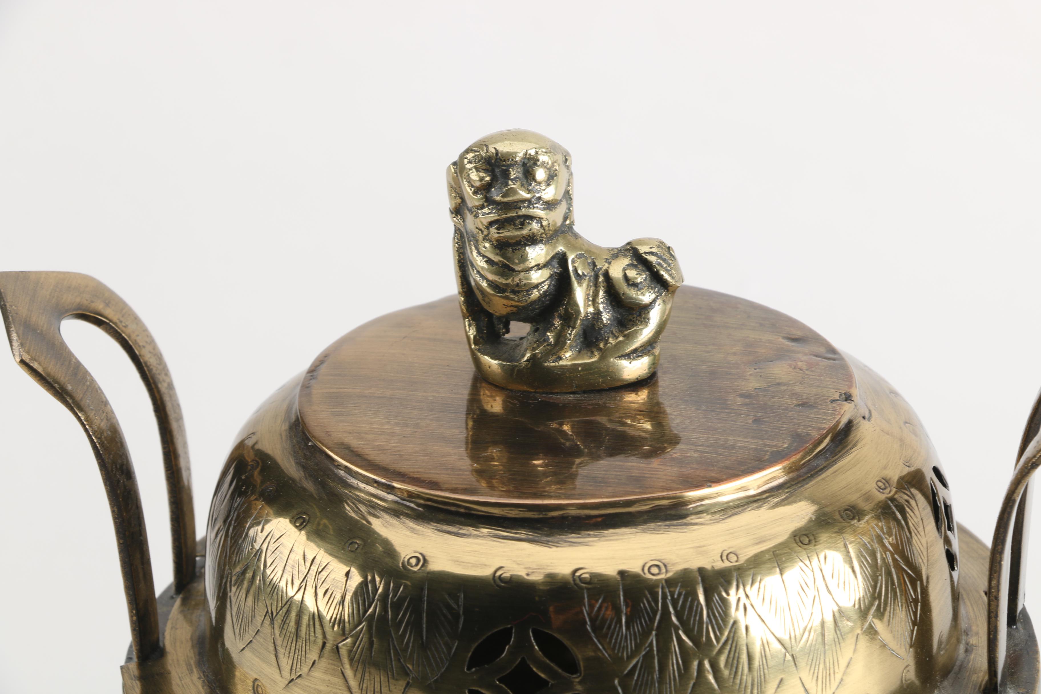 Chinese Brass Censor