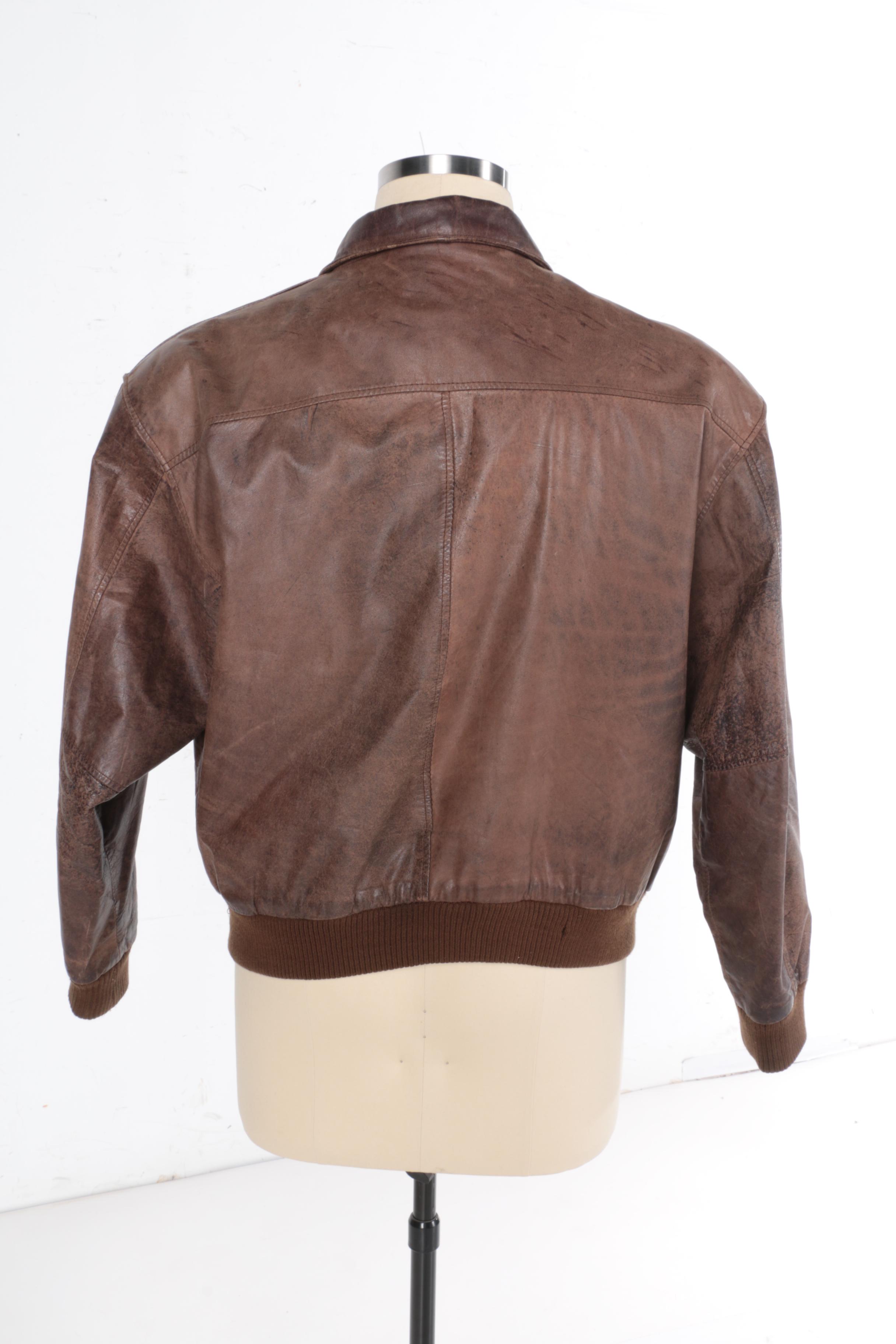 Men's Leather Jackets Including G-III