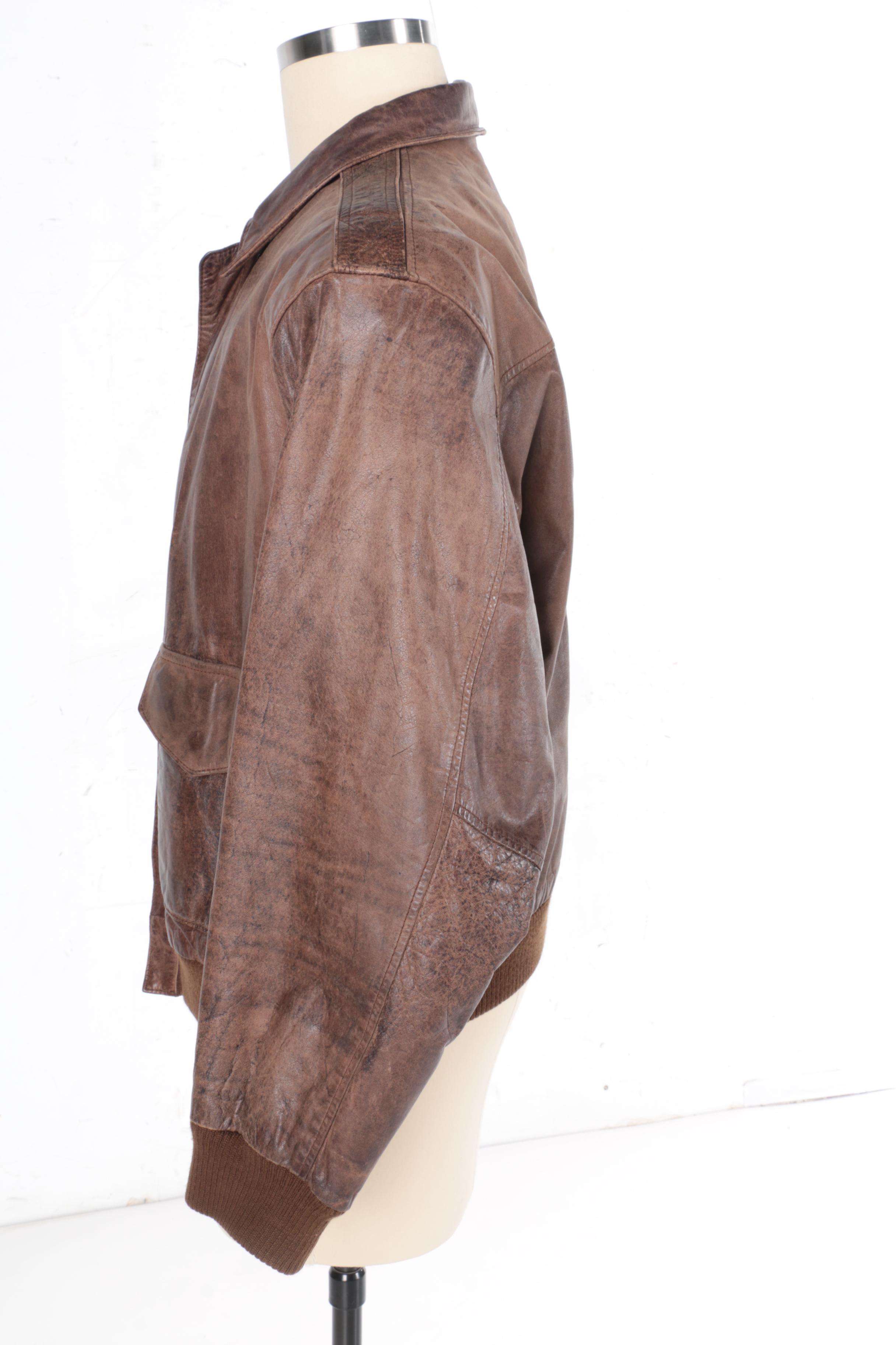 Men's Leather Jackets Including G-III