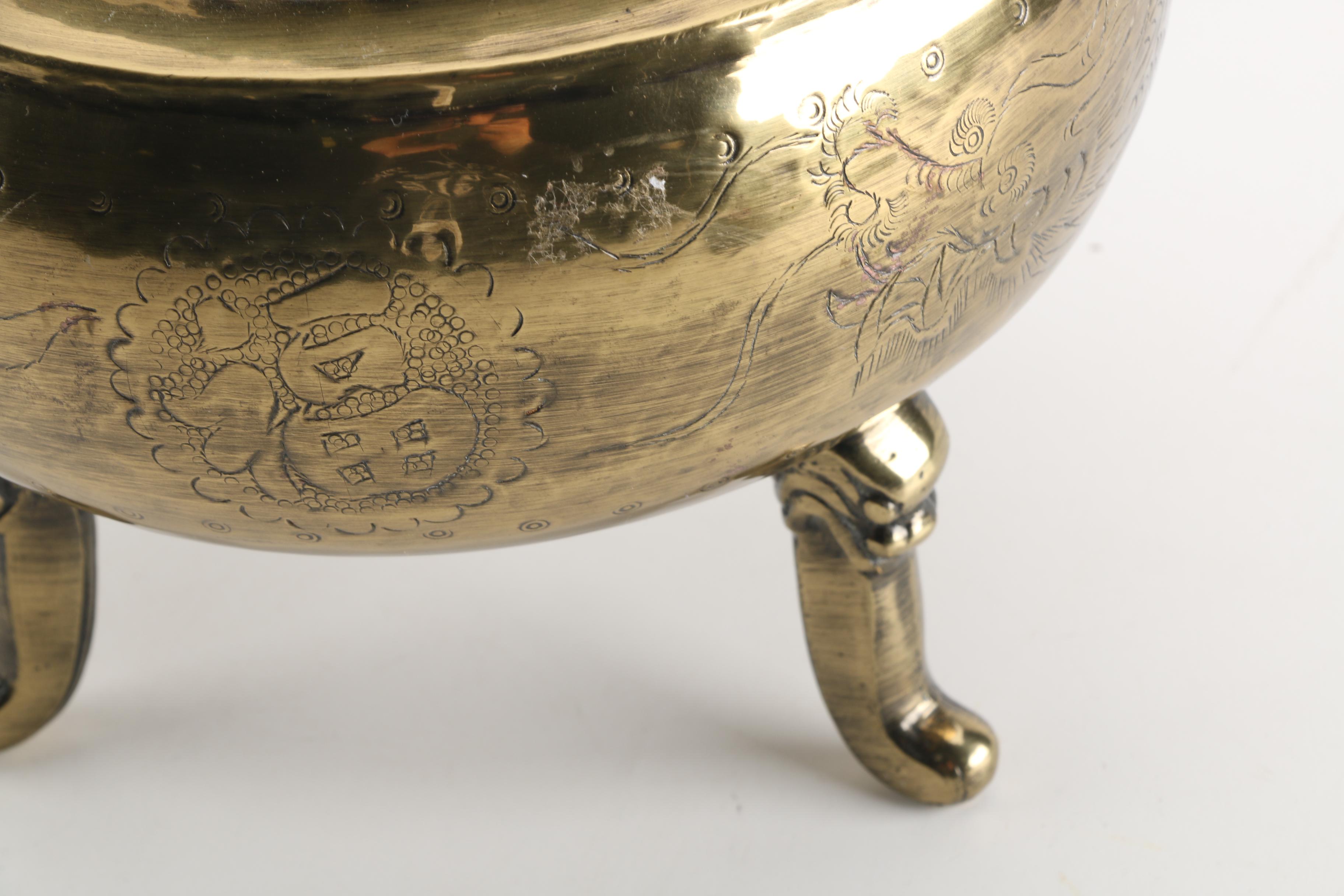 Chinese Brass Censor