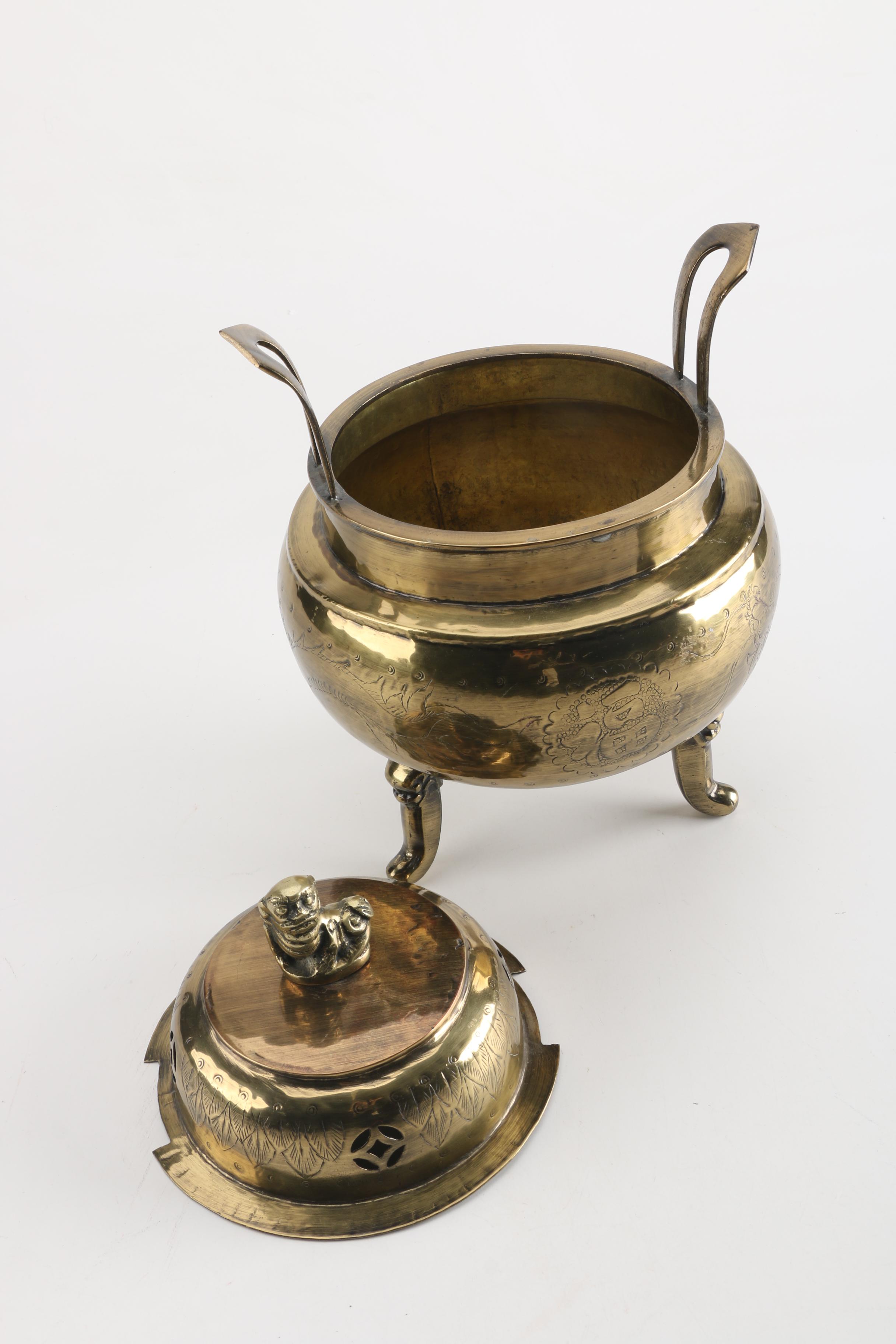 Chinese Brass Censor