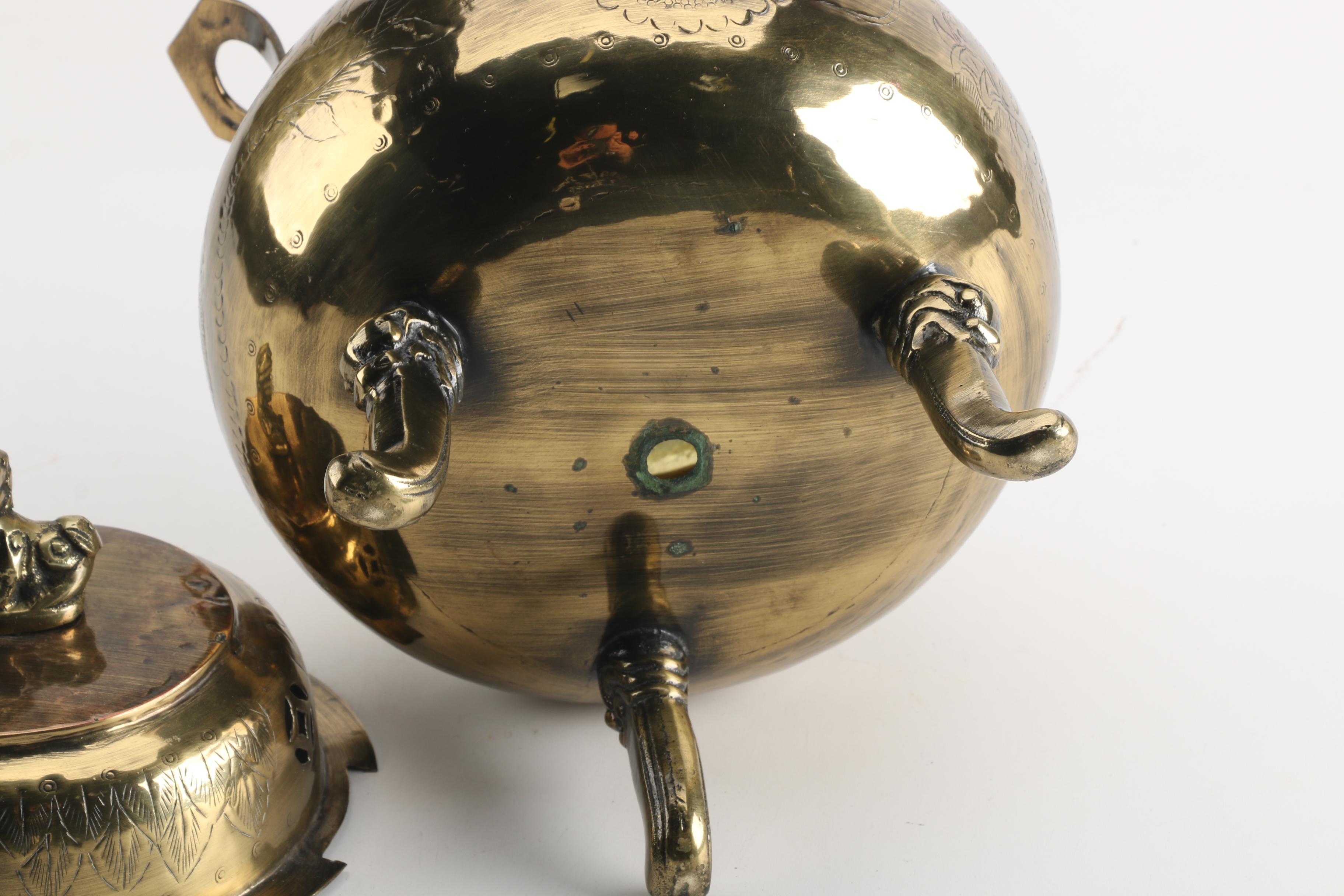 Chinese Brass Censor