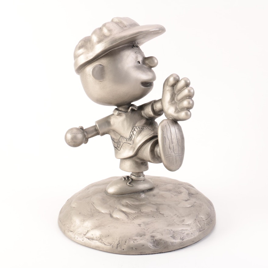 1999 Austin Sculpture Charlie Brown "First Pitch" Figurine