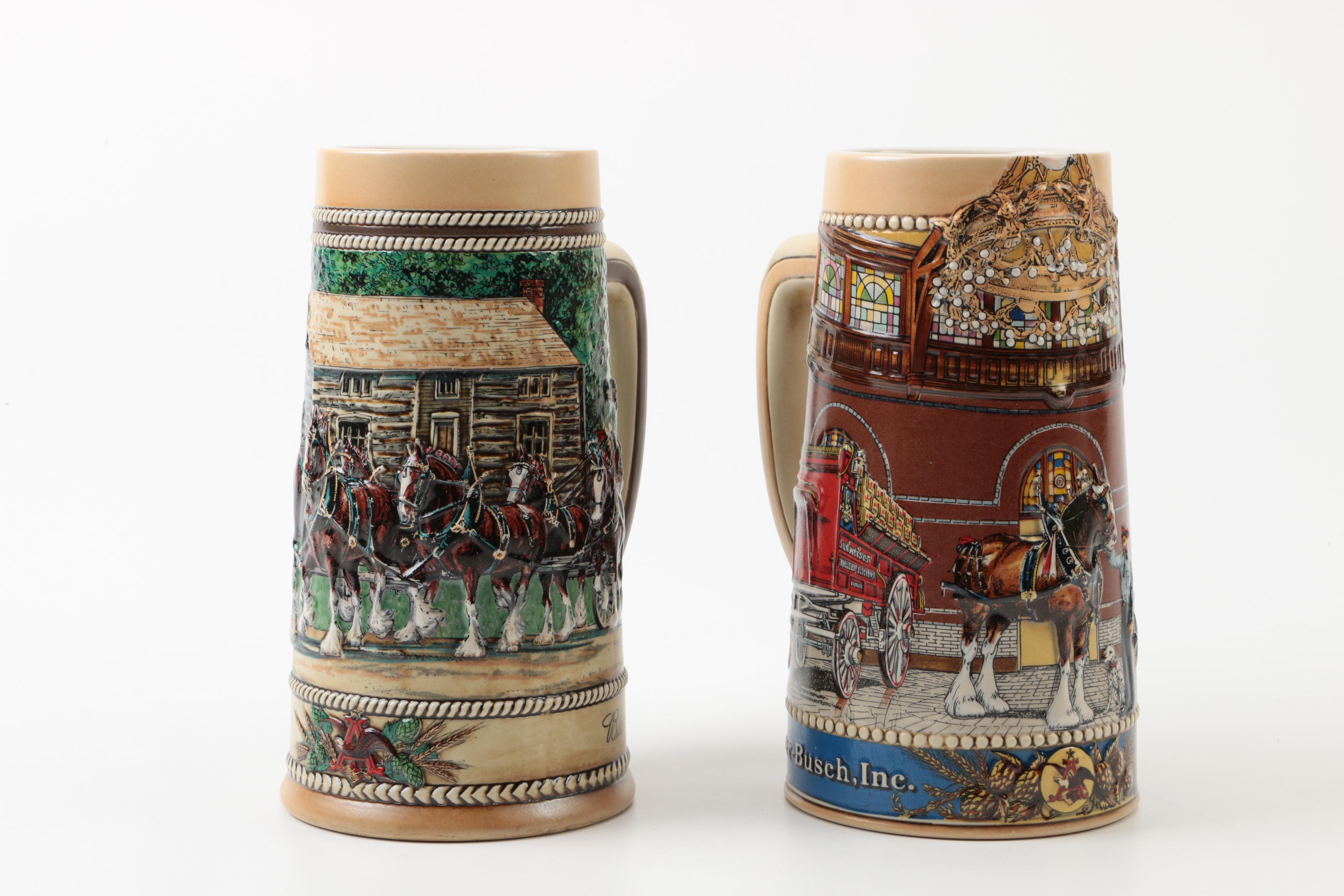 Budweiser Stein Collection