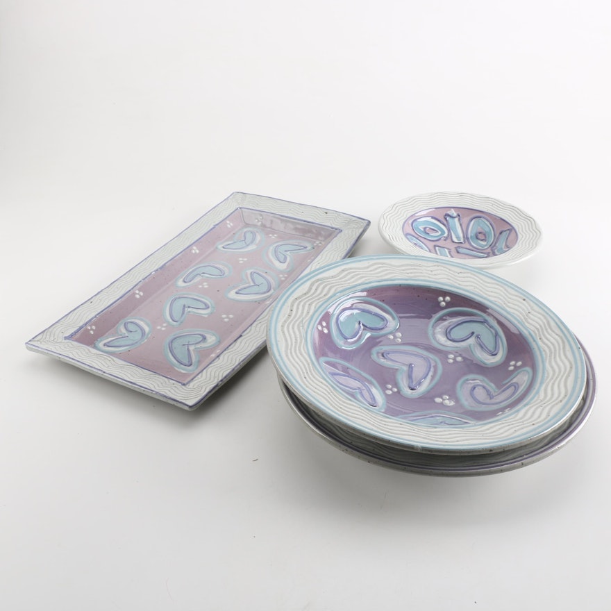 Cunningham Potters Studio Stoneware Plates