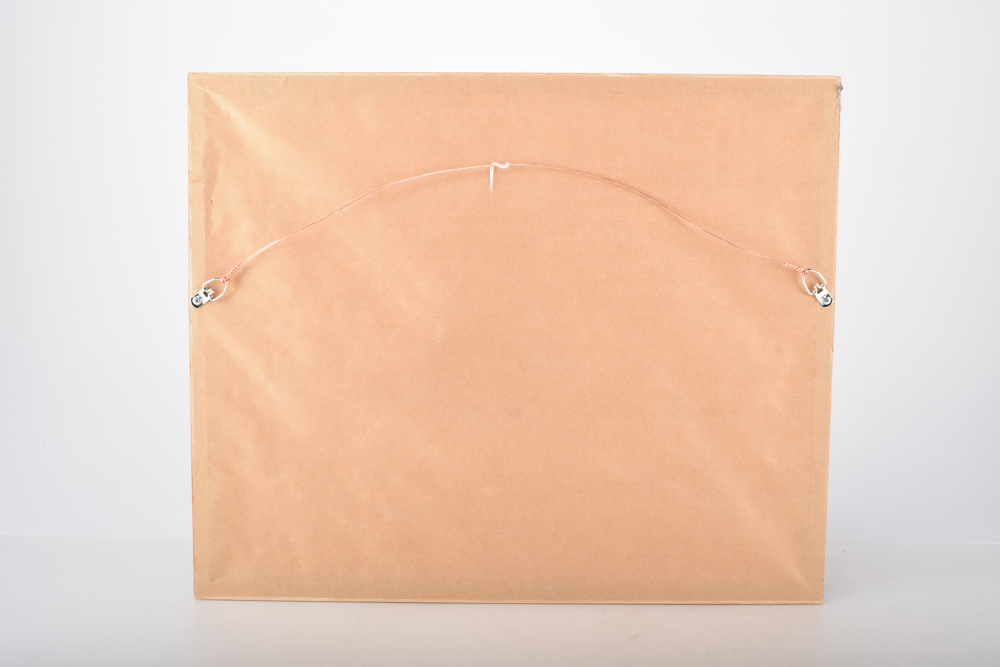 1895 Color Lithograph Map of Wyoming