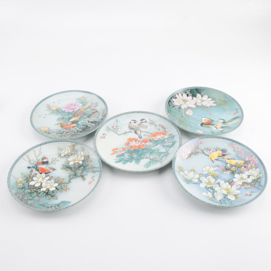 Tapestry Inspired Decorative Plates