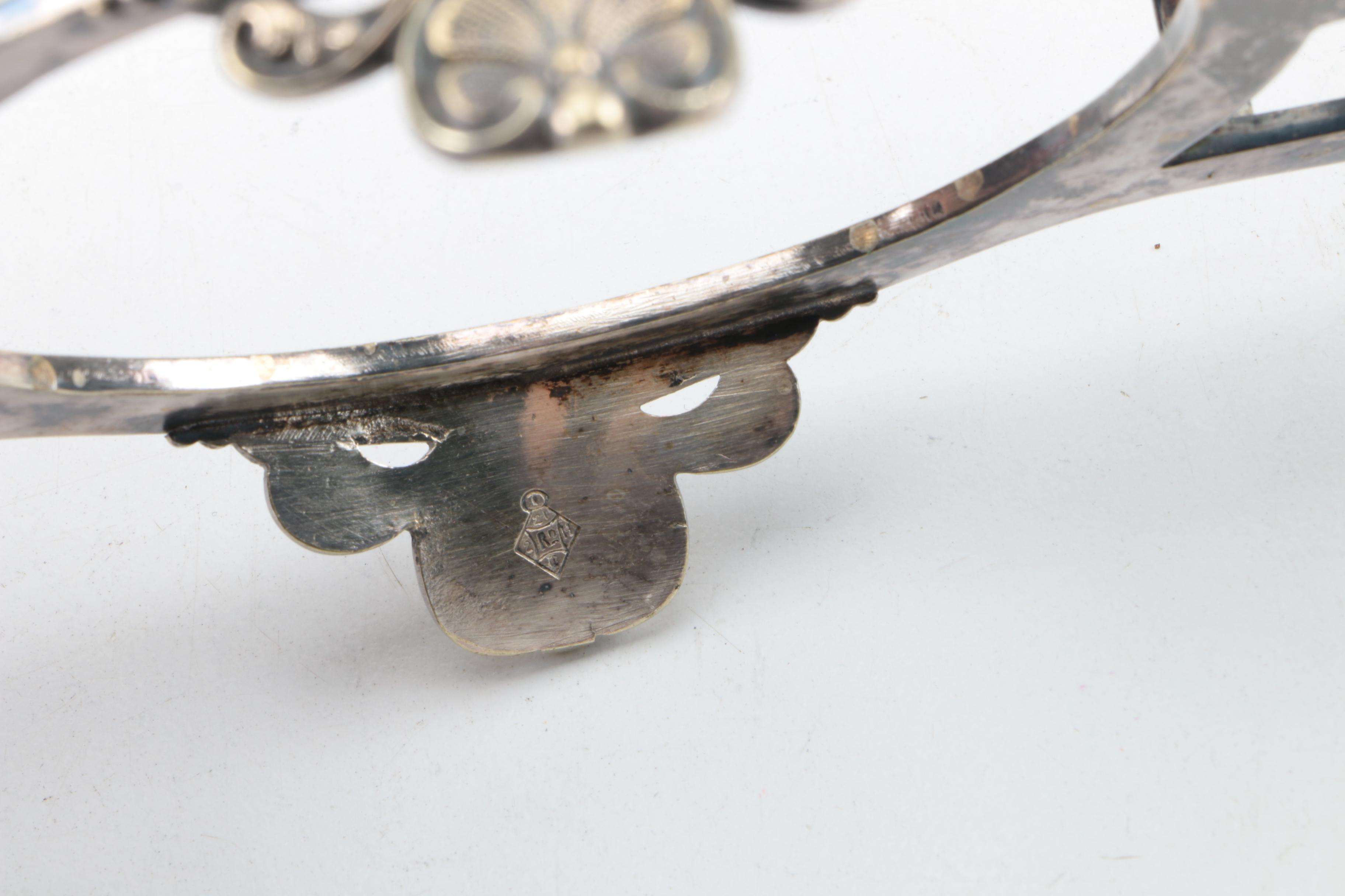 1870 Deykin & Sons Birmingham Silver Plate Toast Rack with Assorted Serveware