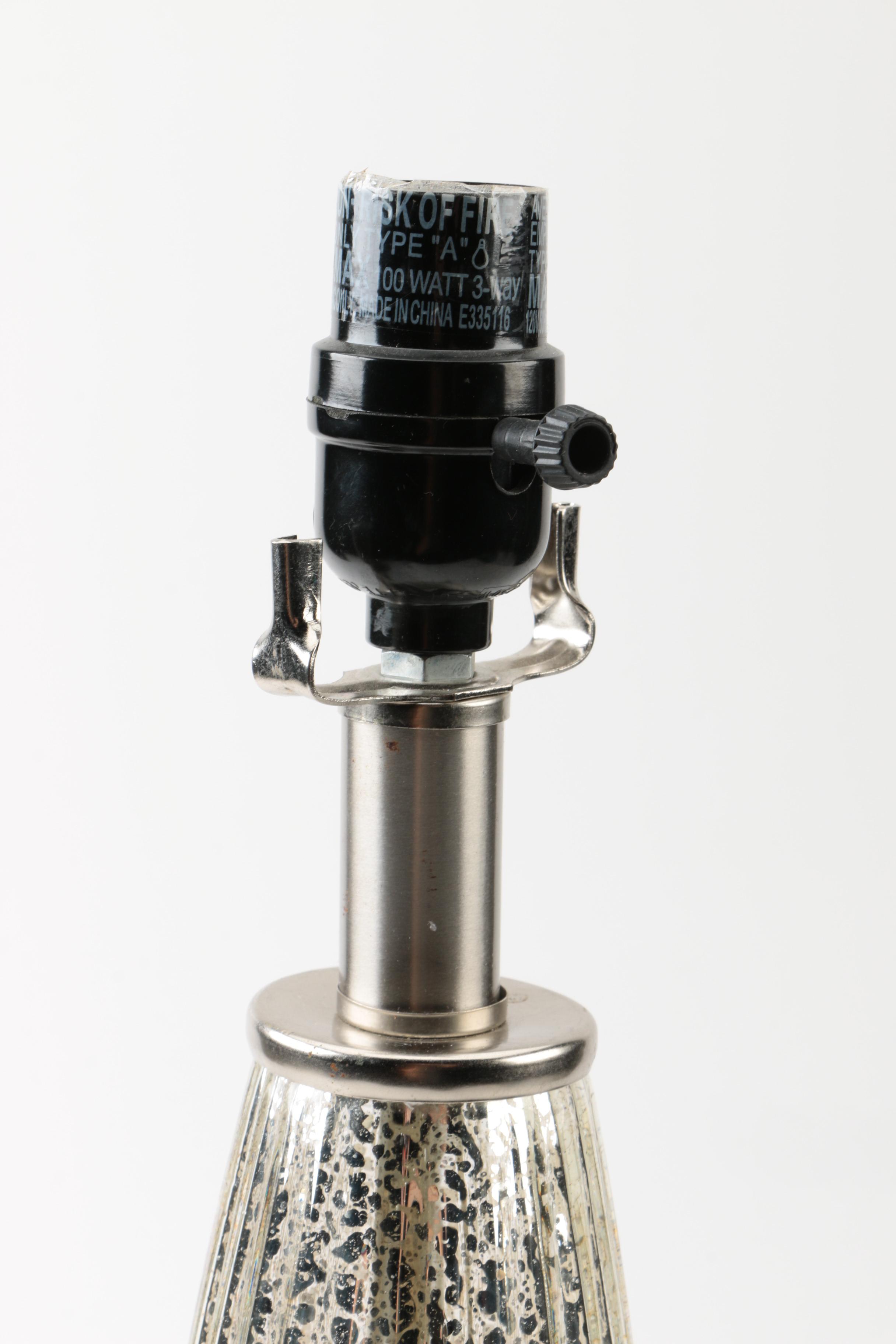 Vasiform Mercury-Style Glass Table Lamp