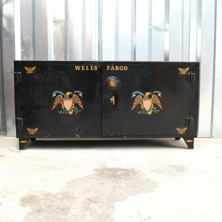 Reproduction Wells Fargo Double Door Safe