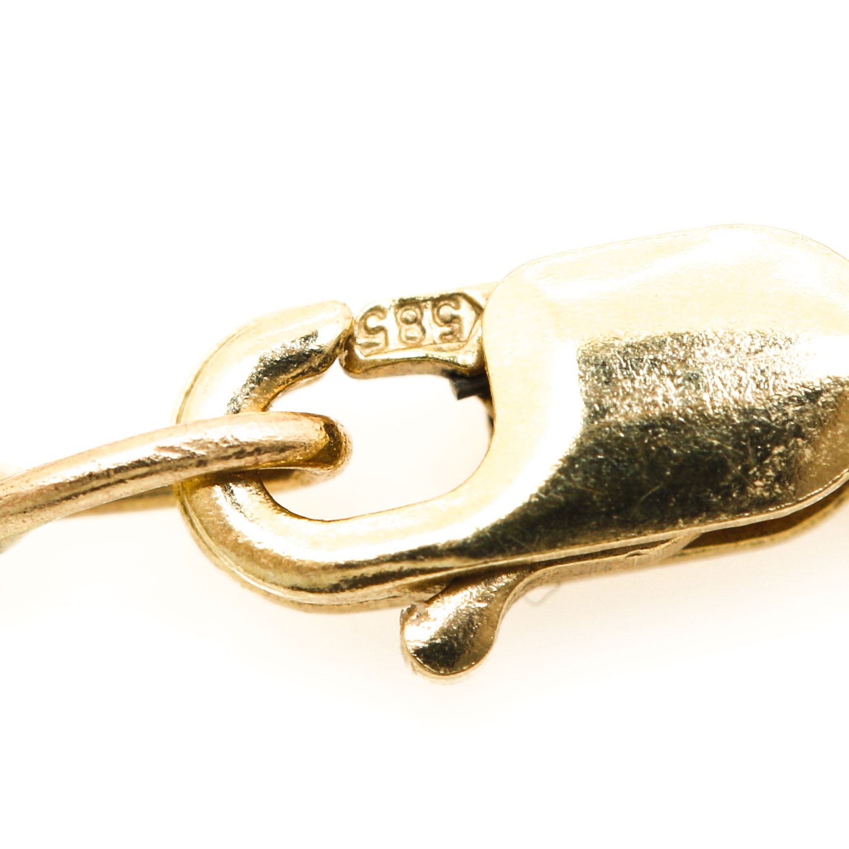 14K Yellow Gold Box Chain Necklace