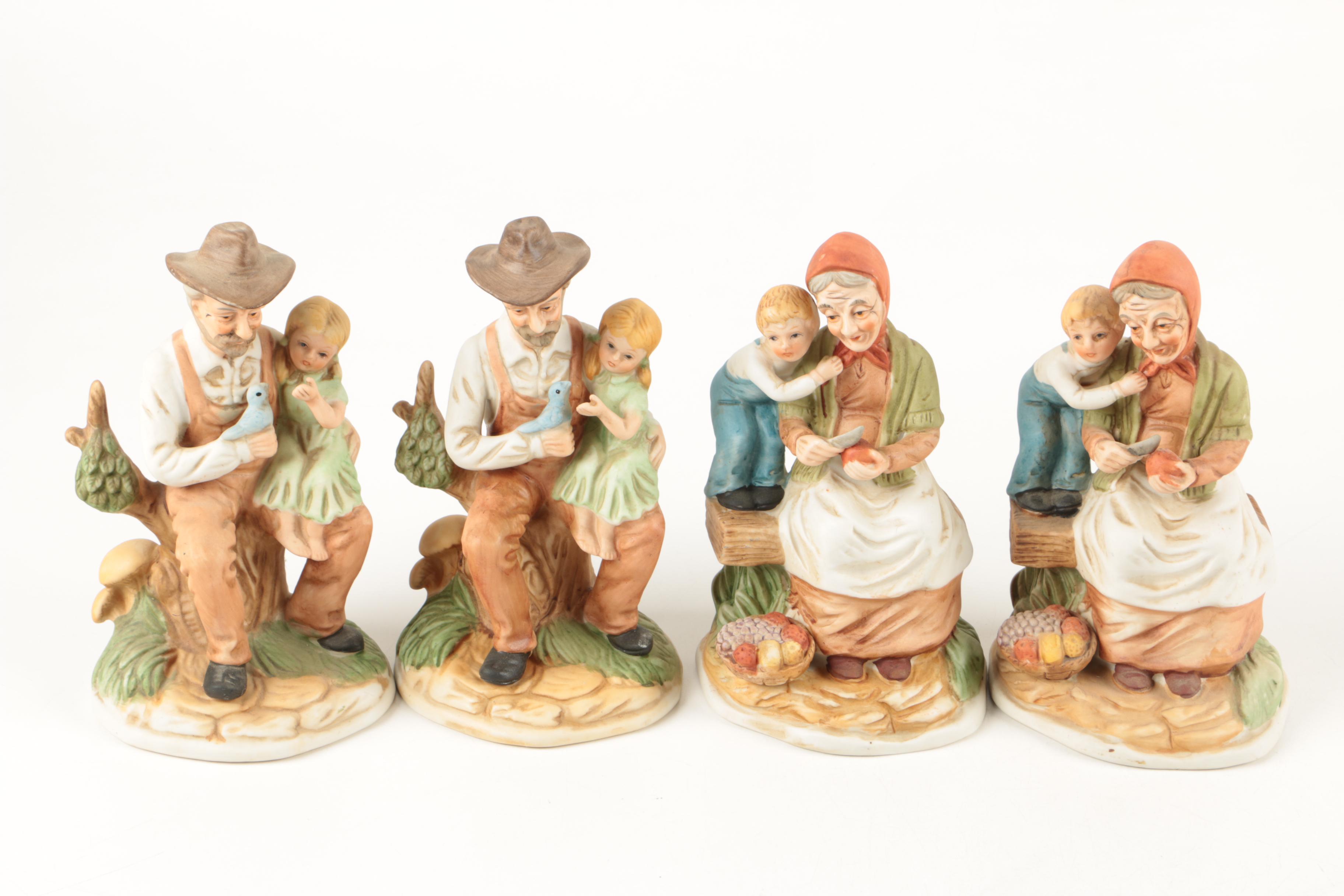 Vintage Porcelain Figurines including Heritage House