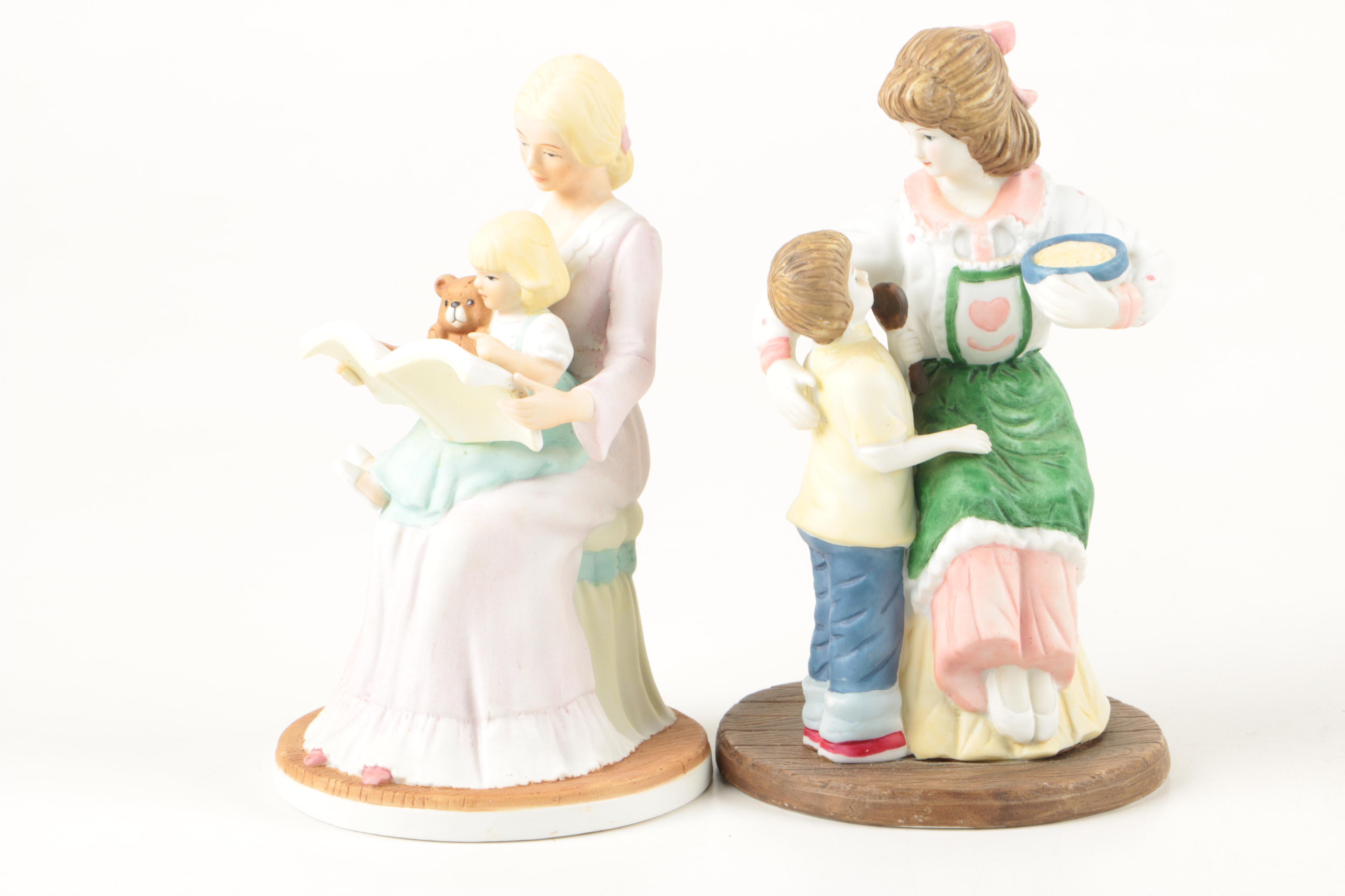 Vintage Porcelain Figurines including Heritage House
