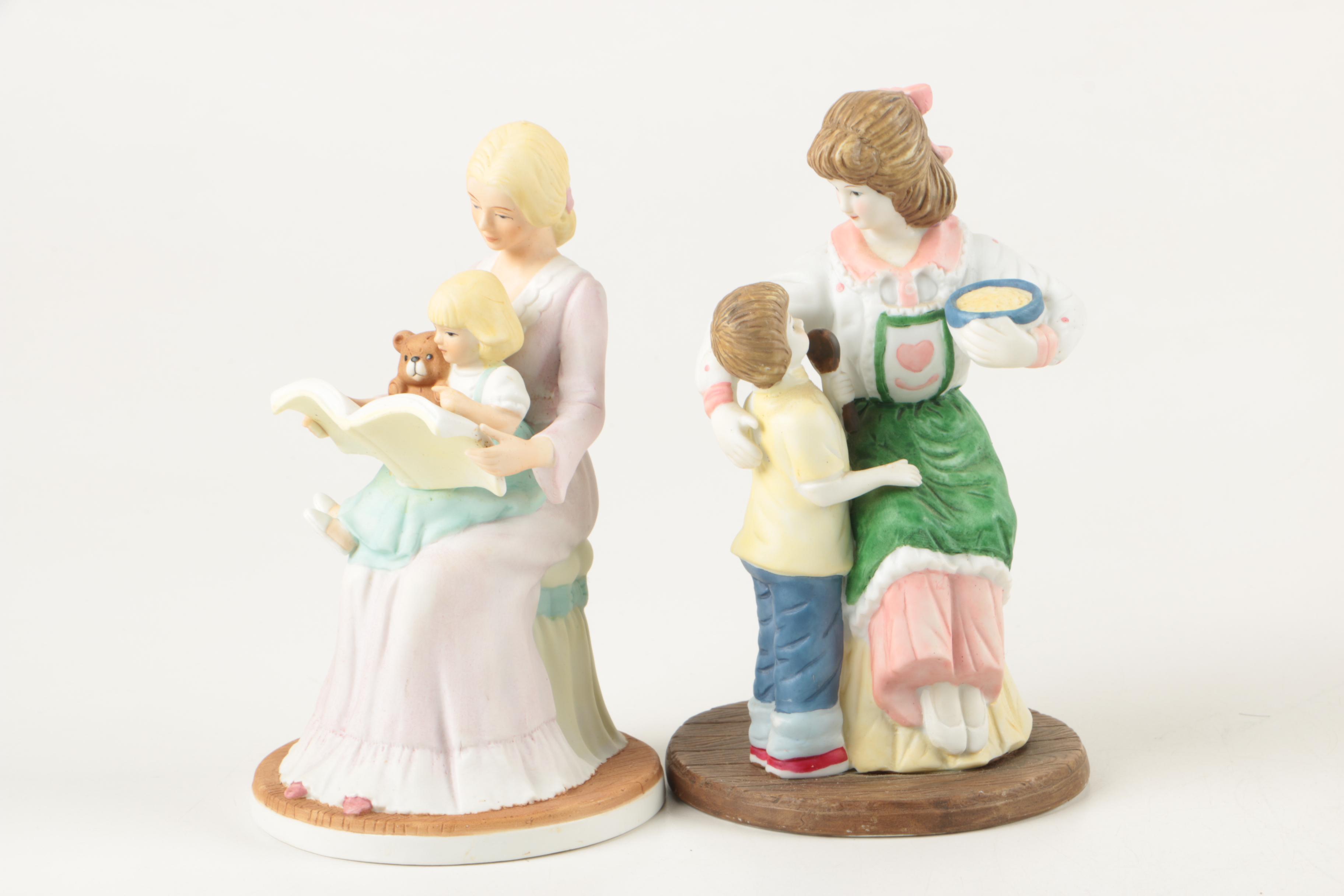 Vintage Porcelain Figurines including Heritage House