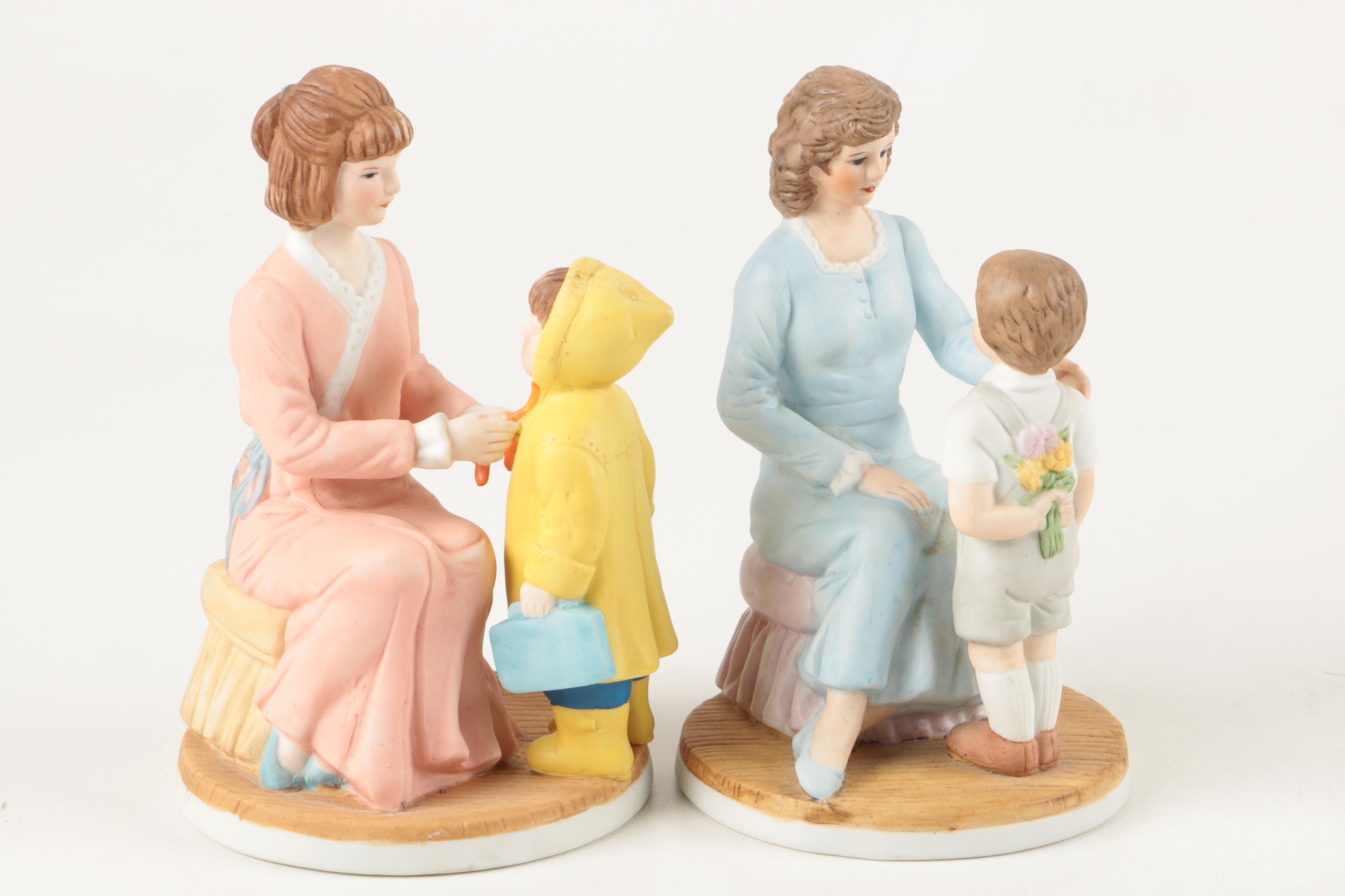 Vintage Porcelain Figurines including Heritage House