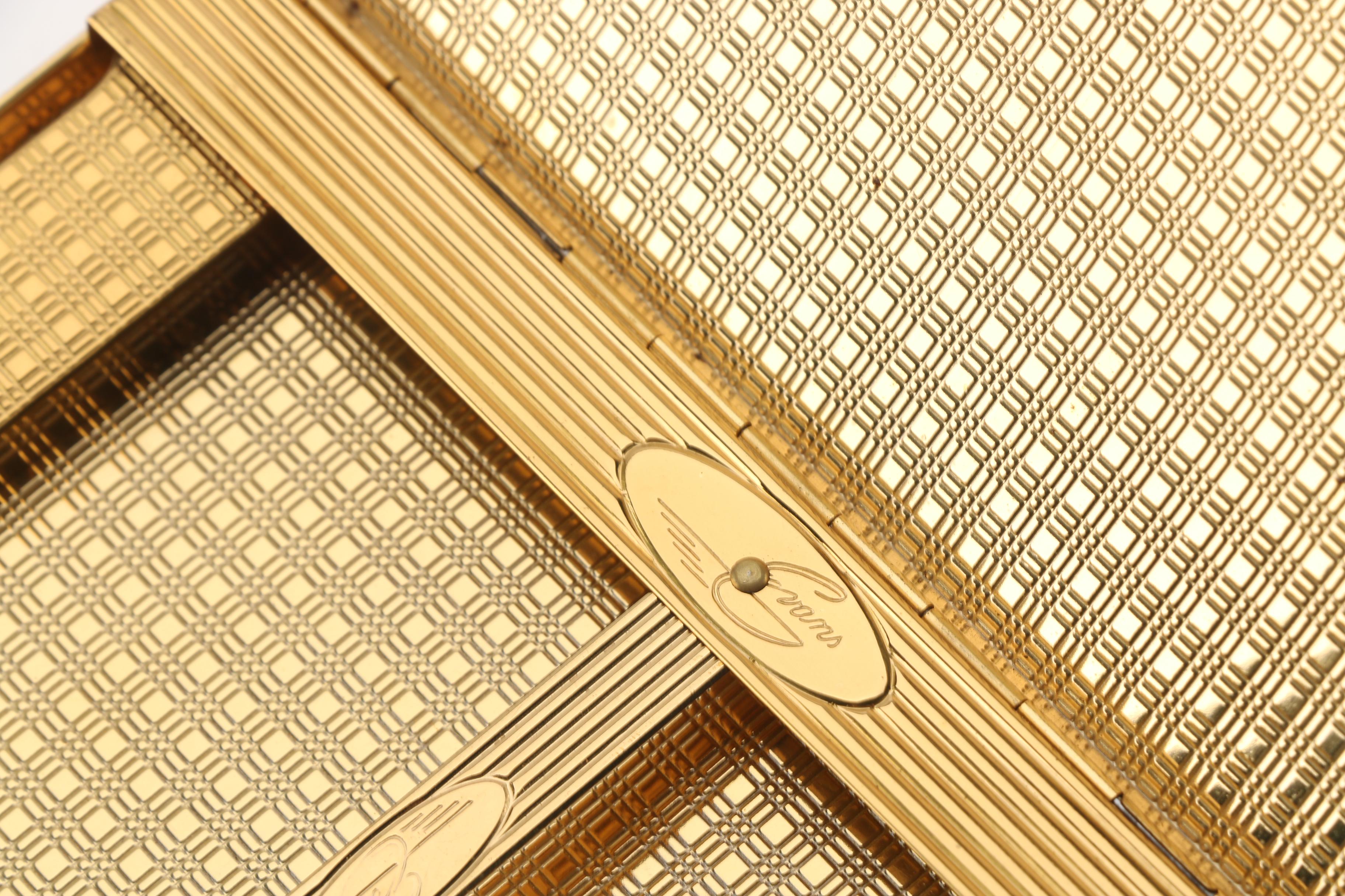 1950s Vintage Evans Mother of Pearl Compact Wristlet and Gold Tone Makeup Case