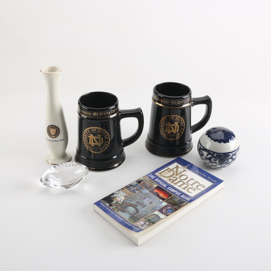University of Notre Dame Collectibles and Campus Guide