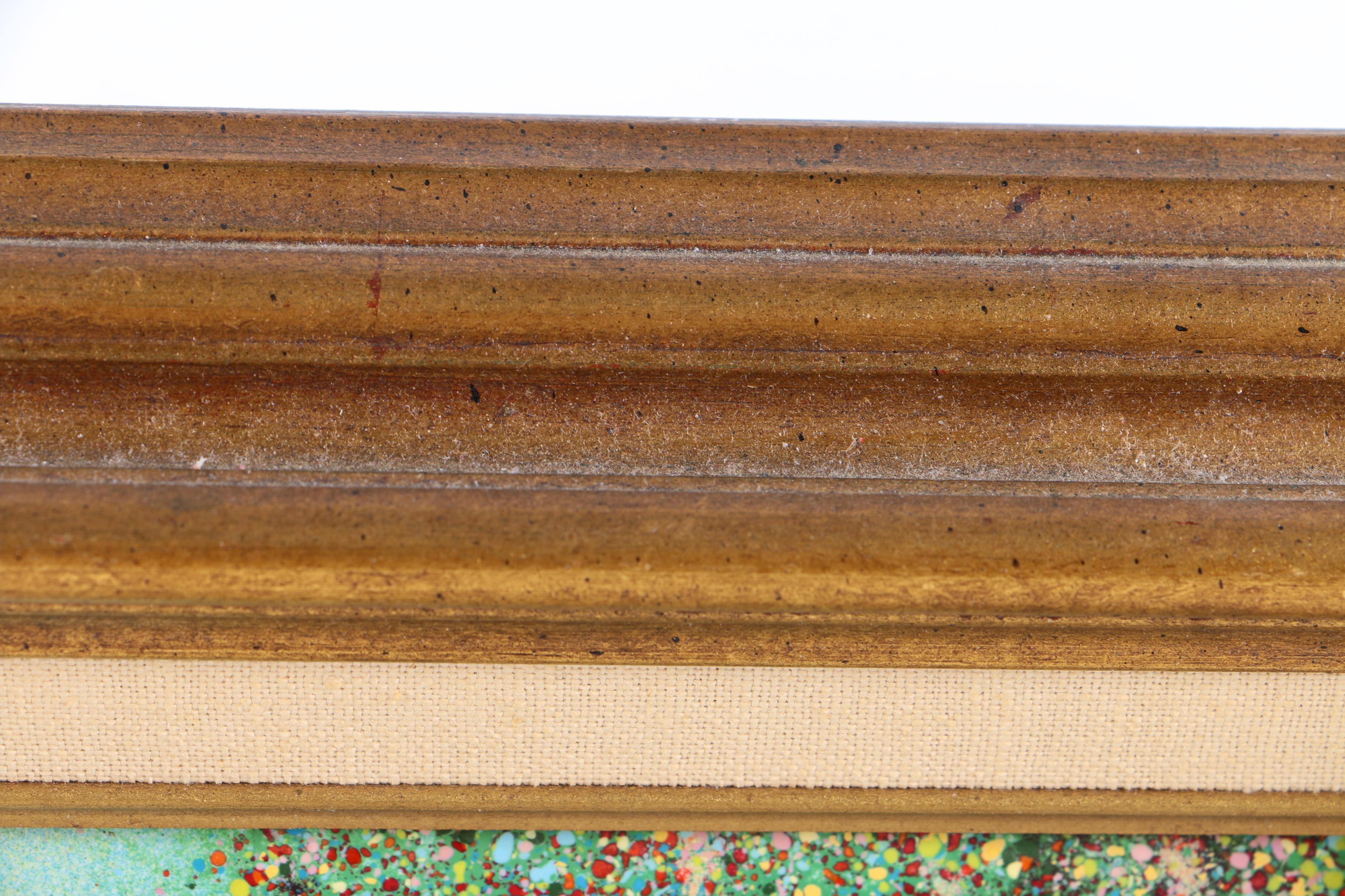 Louis Cardin Enamel Painting on Copper "Les Enfants Avec le Bateau"