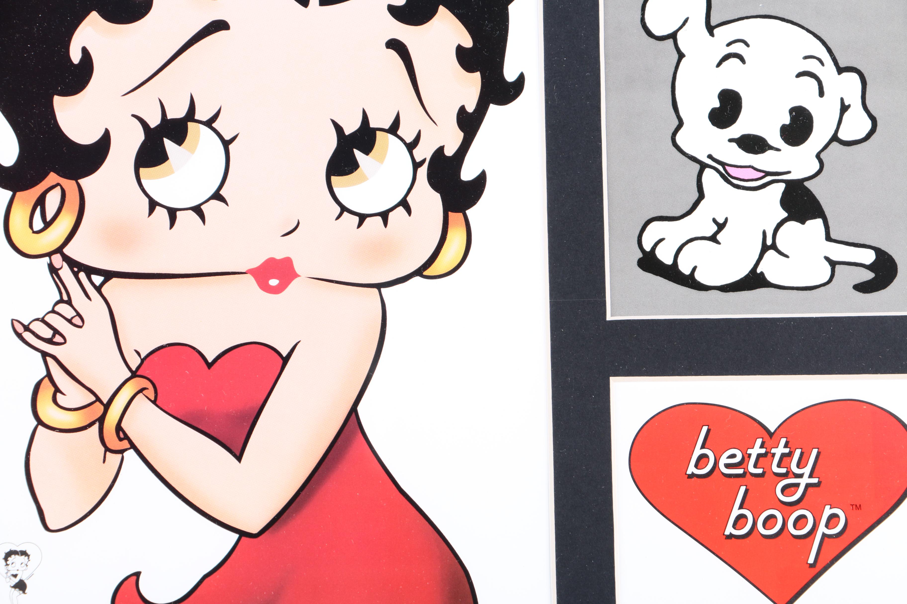 Limited Edition Betty Boop Offset Lithograph Prints Including "Hula Betty"