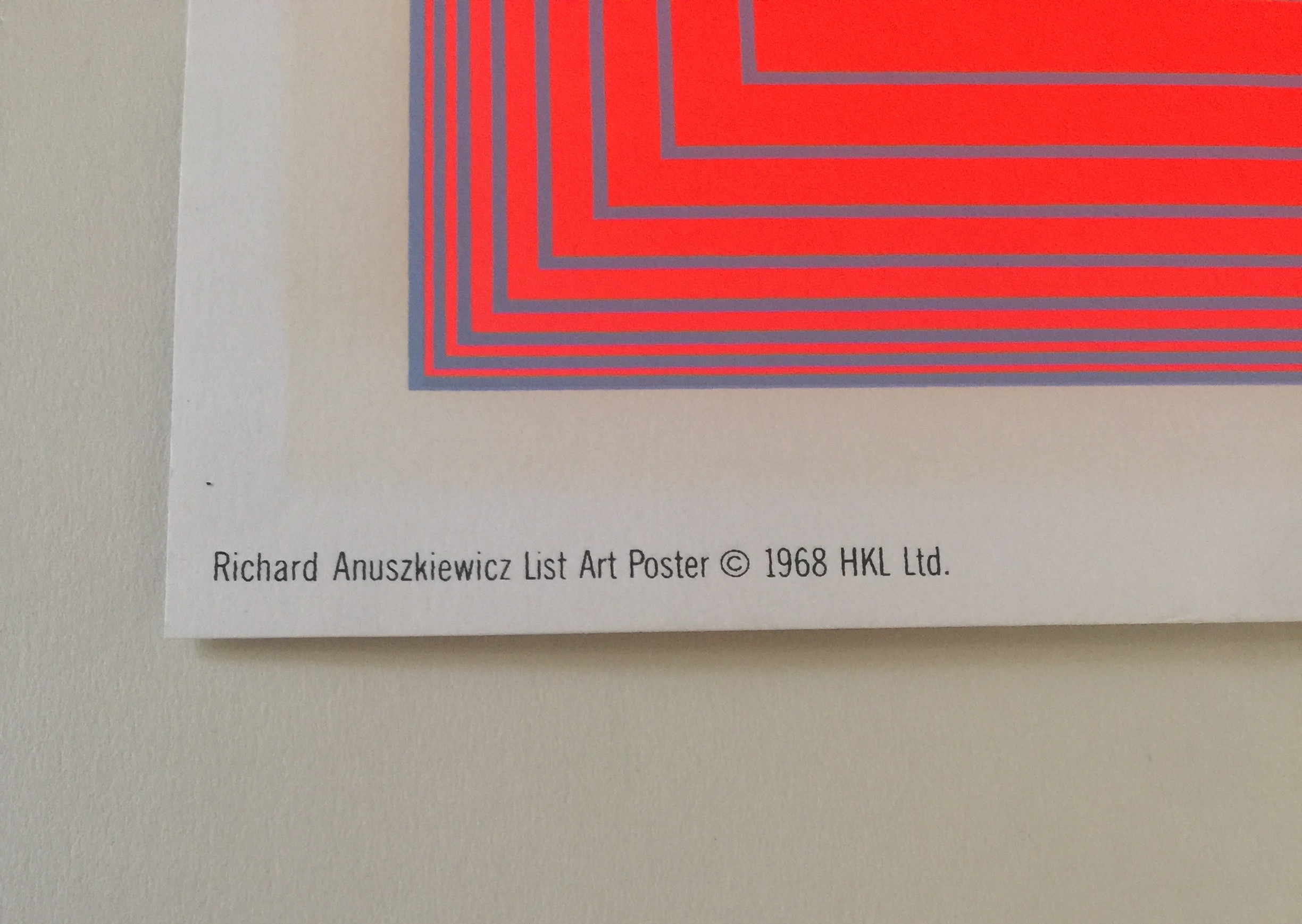 Richard Anuszkiewicz Serigraph Poster for the New York City Opera