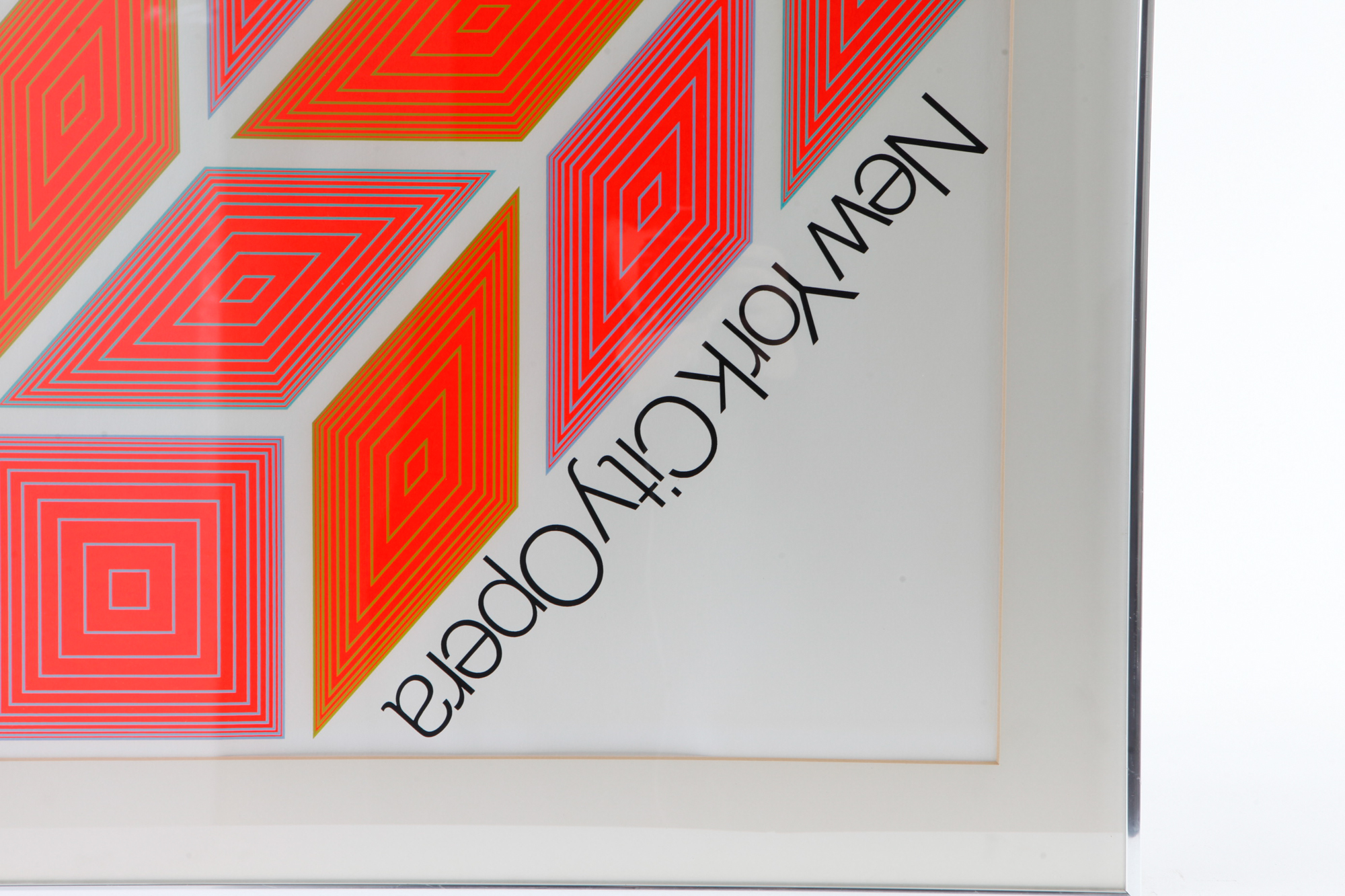 Richard Anuszkiewicz Serigraph Poster for the New York City Opera