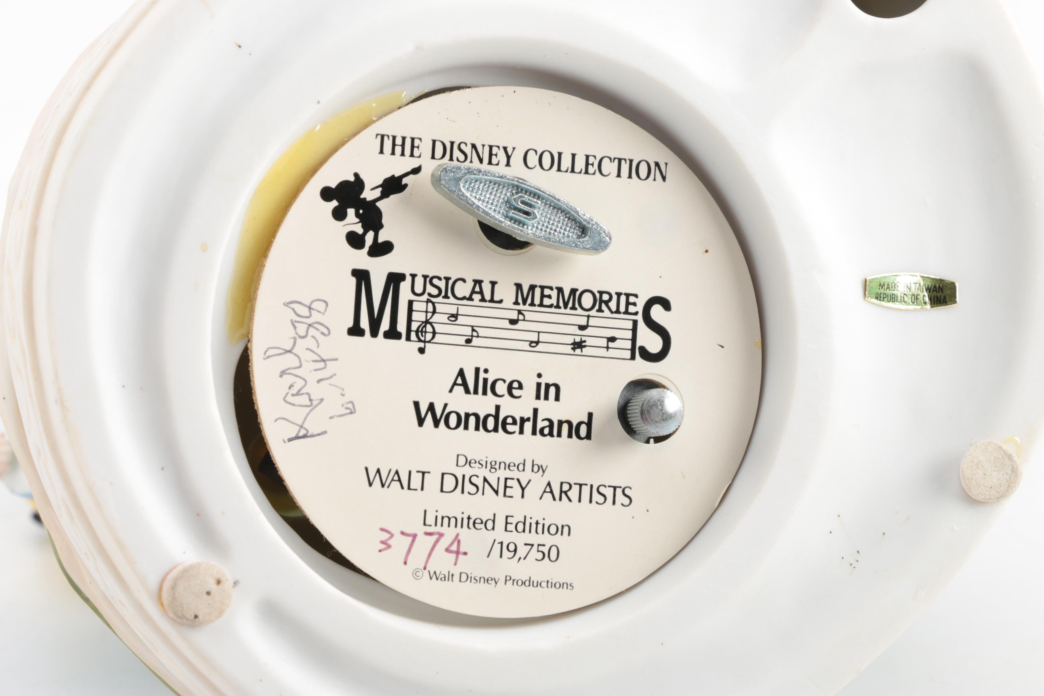 The Disney Collection "Musical Memories" Music Boxes