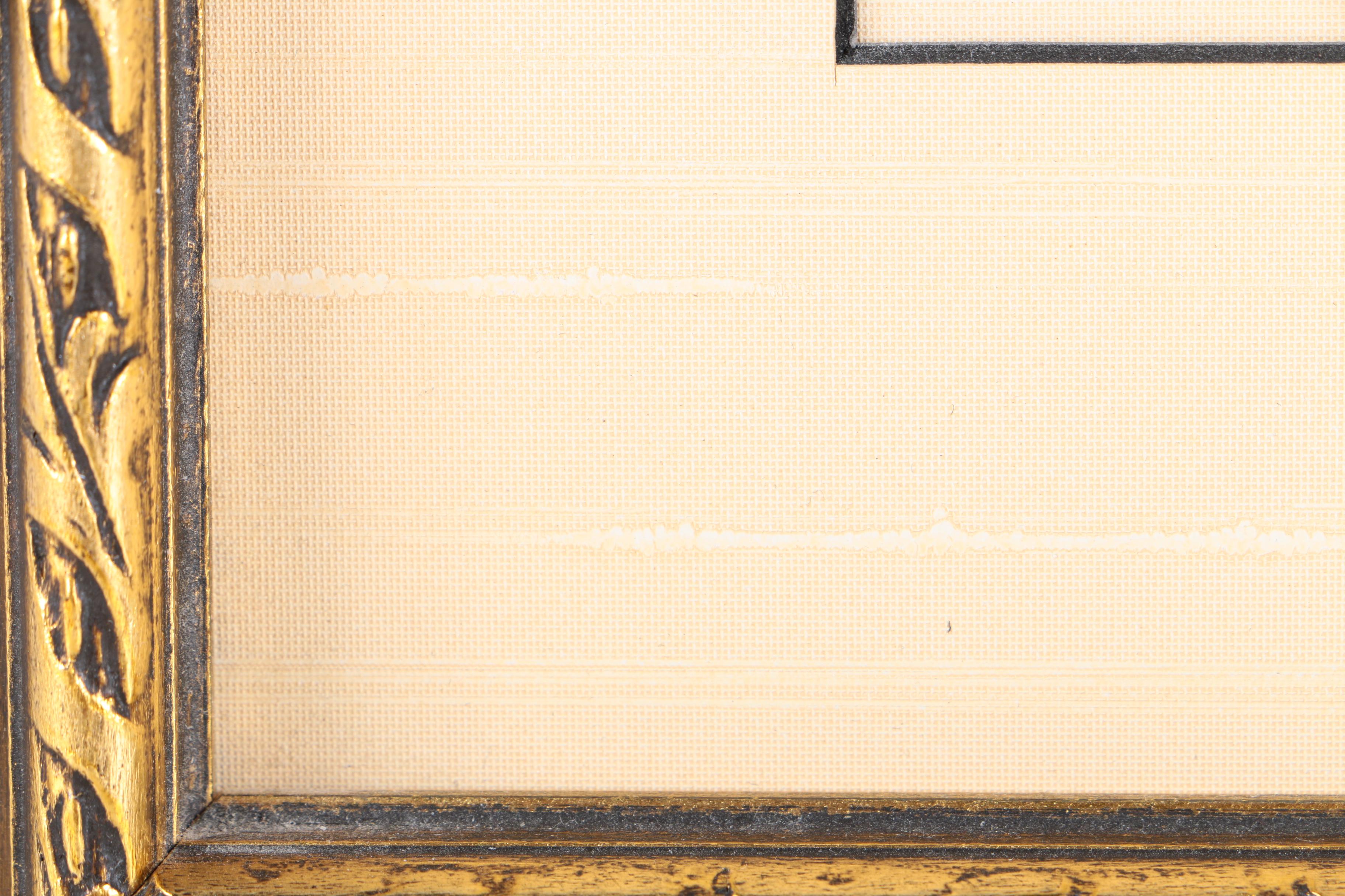 Needlework of Children in a Garden