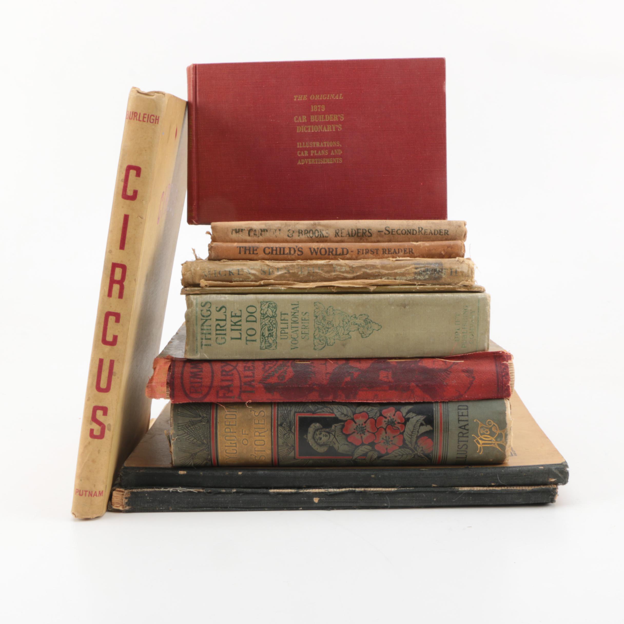 Antique and Vintage Books featuring 1944 Mickey Mouse Book