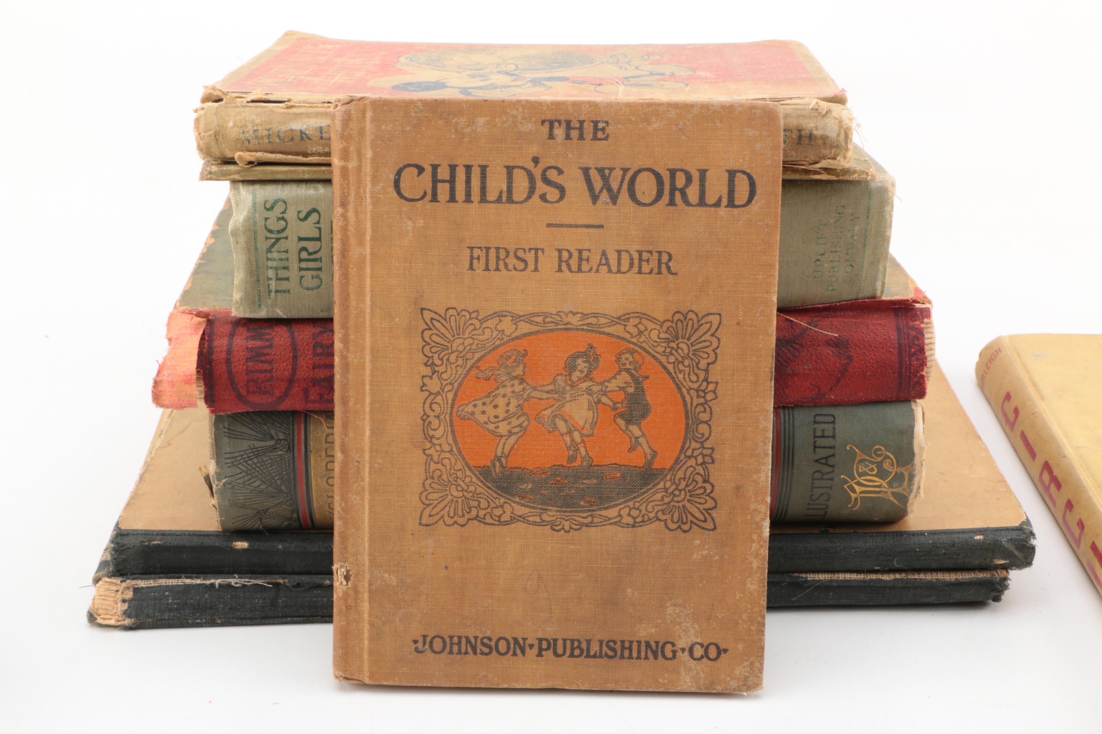 Antique and Vintage Books featuring 1944 Mickey Mouse Book